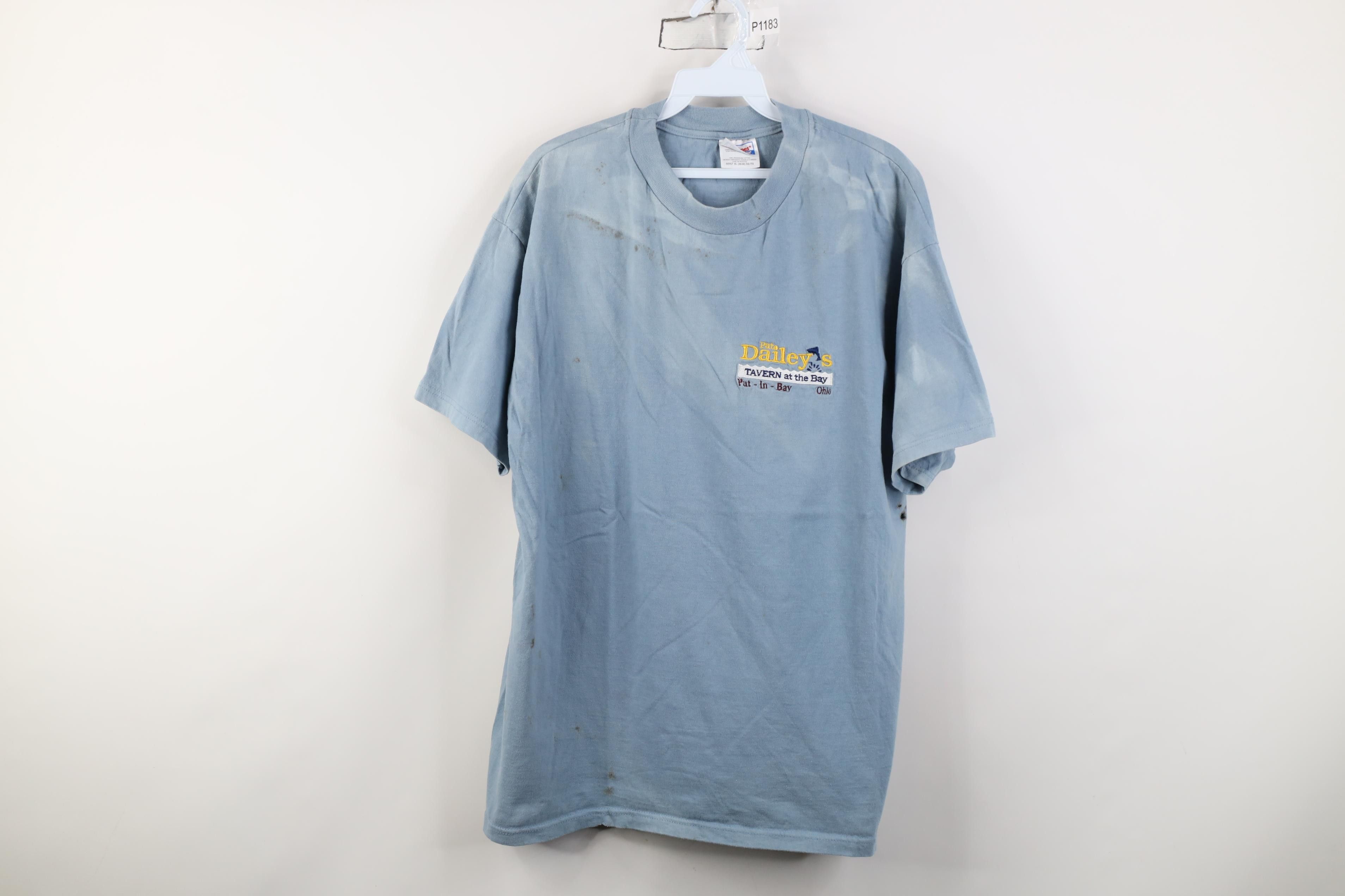 Vintage Vintage 90s Pat Dailey's Tavern At Put In Bay Ohio T-Shirt Size US XL / EU 56 / 4 - 1 Thumbnail