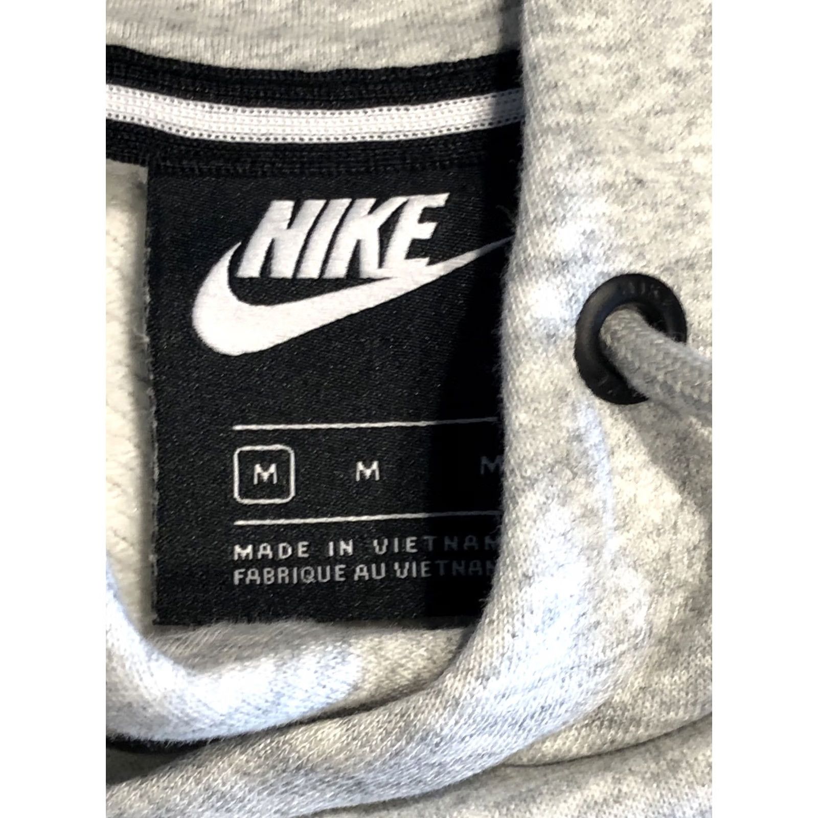 Nike VINTAGE Nike Hoodie Sweatshirt Shirt Pullover Size M Gray 90s Swoosh Black Label Mens Size US M / EU 48-50 / 2 - 3 Thumbnail
