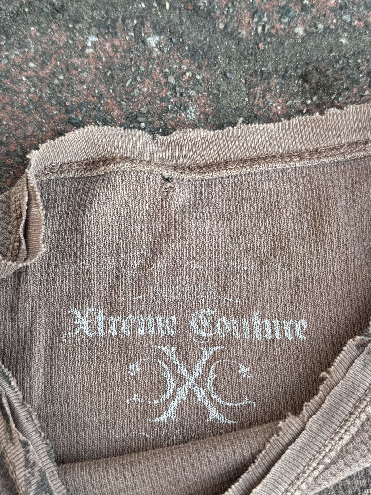 Other Y2K Xtreme Couture Long Sleeve Grunge Waffle Knit Size US M / EU 48-50 / 2 - 3 Thumbnail