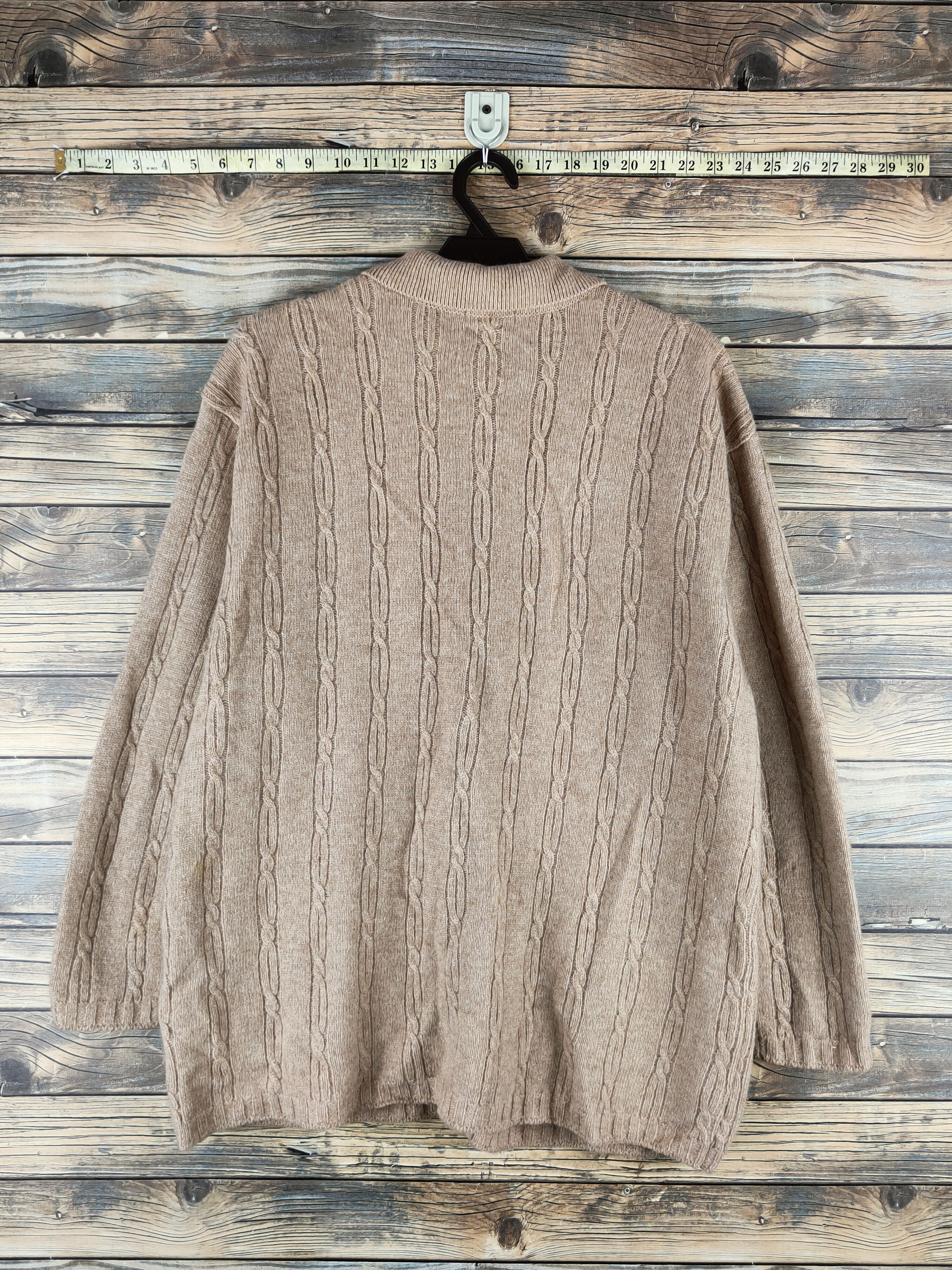 Japanese Brand DL Zazie Beige Knitwear Sweaters #46-529 Size US L / EU 52-54 / 3 - 9 Thumbnail