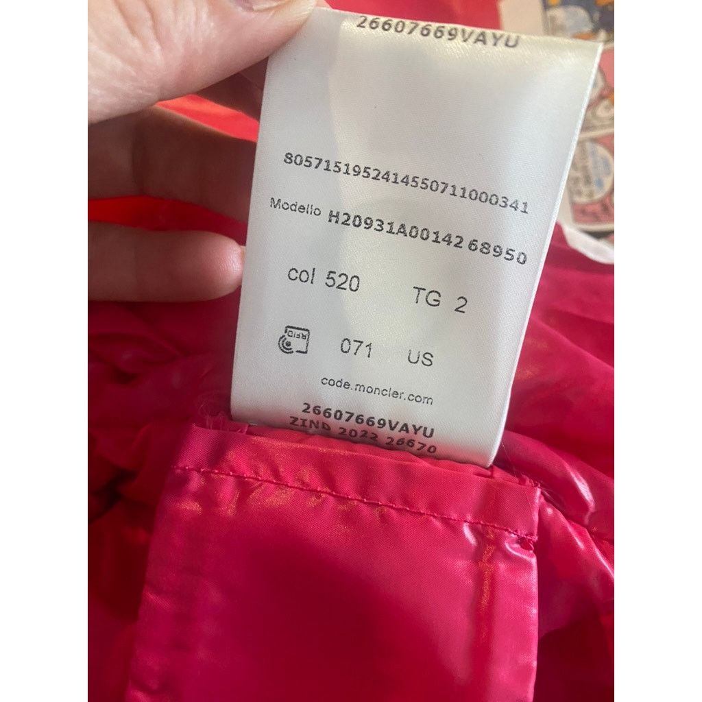 Moncler Moncler Maire Water Resistant Down Puffer Jacket Pink 2 Size S / US 4 / IT 40 - 12 Thumbnail