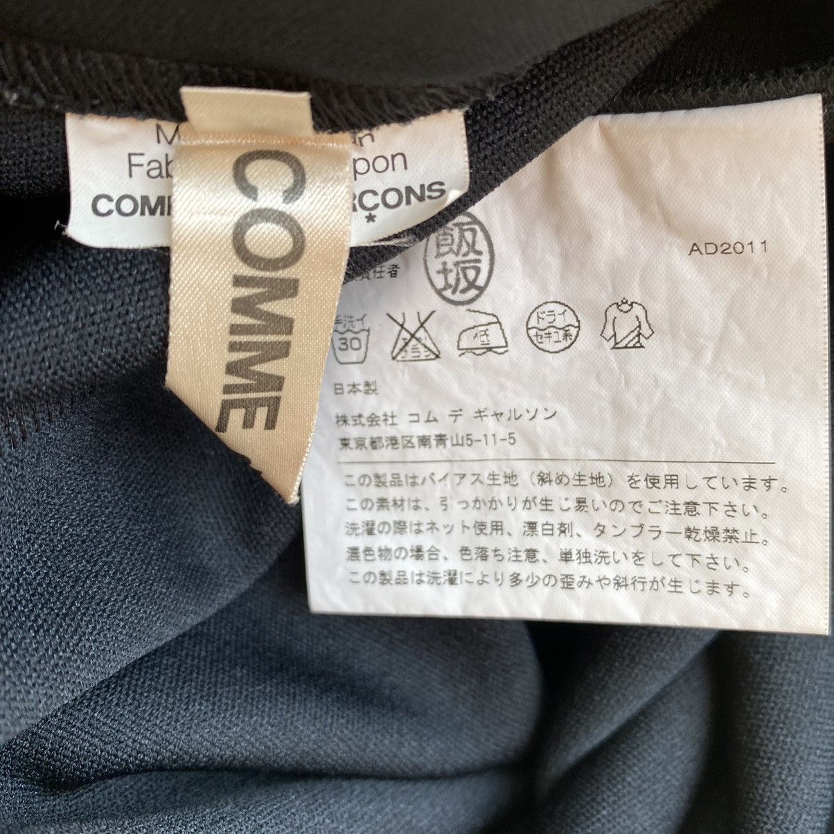 Comme des Garcons AW11 Stretch Nylon Asymmetric Skirt Size 28" / US 6 / IT 42 - 6 Thumbnail