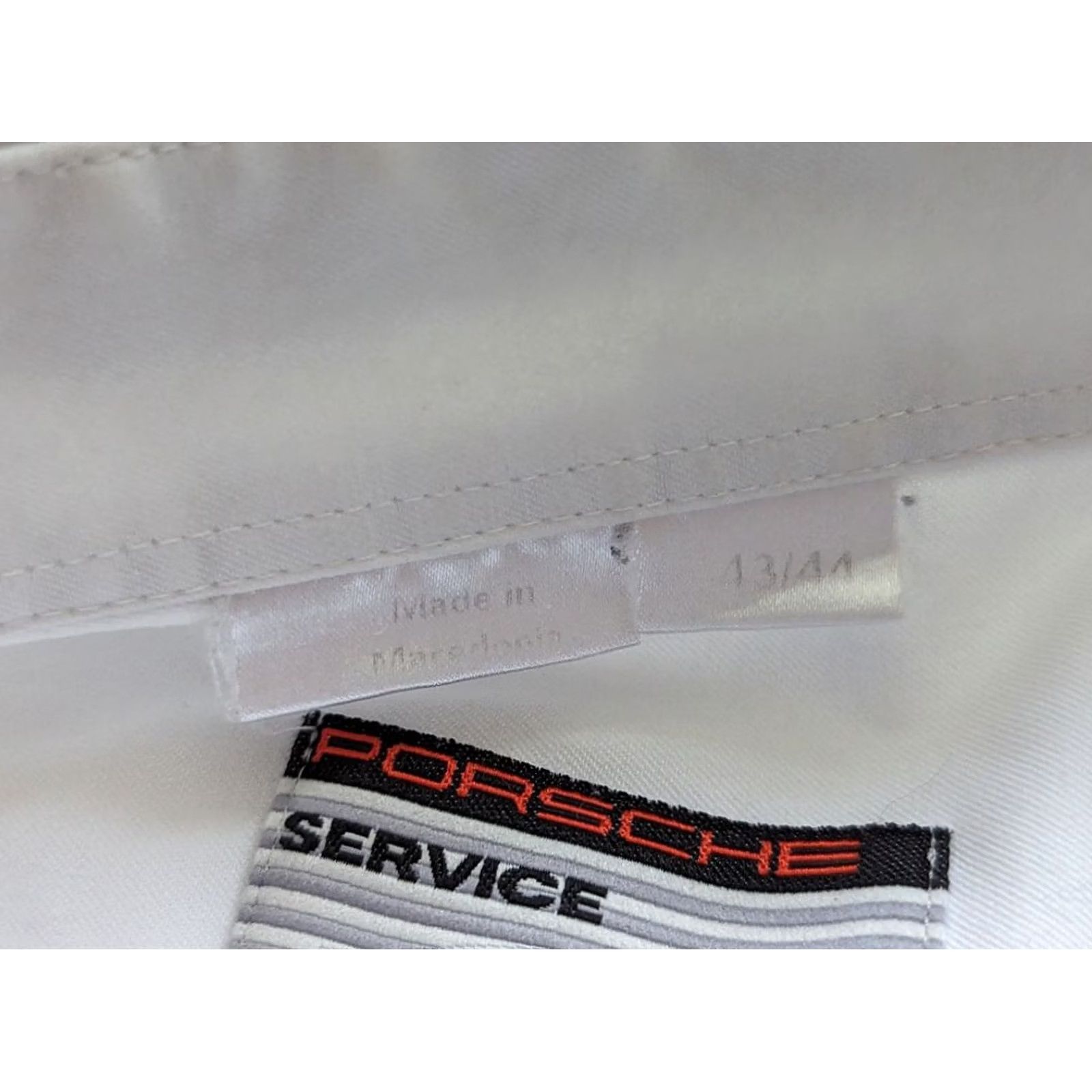 Vintage Porsche Shirt Long Sleeve White Button-Up 43/44 Men Gamer? Size US XL / EU 56 / 4 - 5 Thumbnail