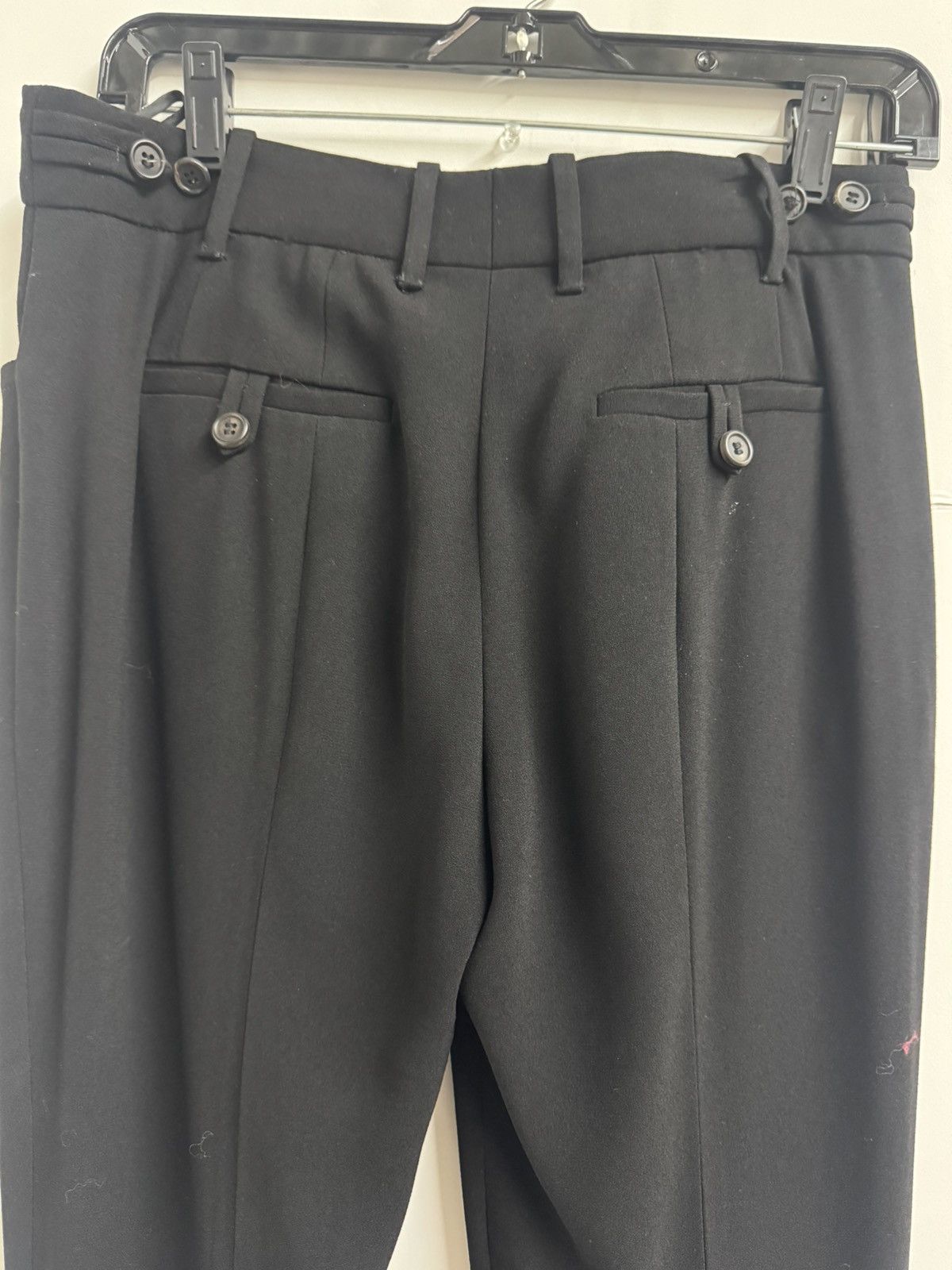 Prada Prada Black Pleated Flare Trousers – Size 38 (IT) Size 26" / US 2 / IT 38 - 8 Thumbnail