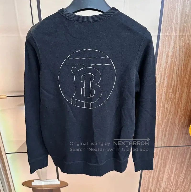 Burberry Burberry Black Cotton Women's Sweatshirt. Size S / US 4 / IT 40 - 1 Thumbnail