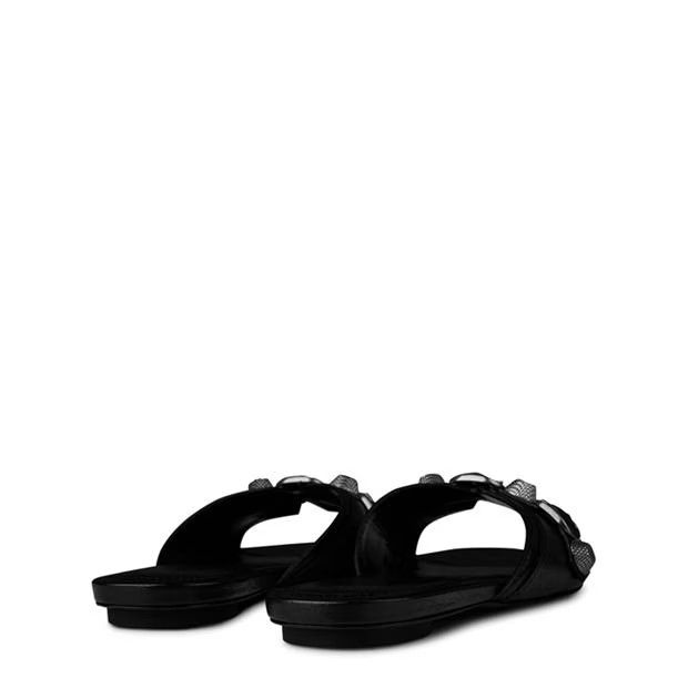 Balenciaga o1g2r1mq0924 Slip Ons Sandals in Black Size US 5 / IT 35 - 4 Thumbnail