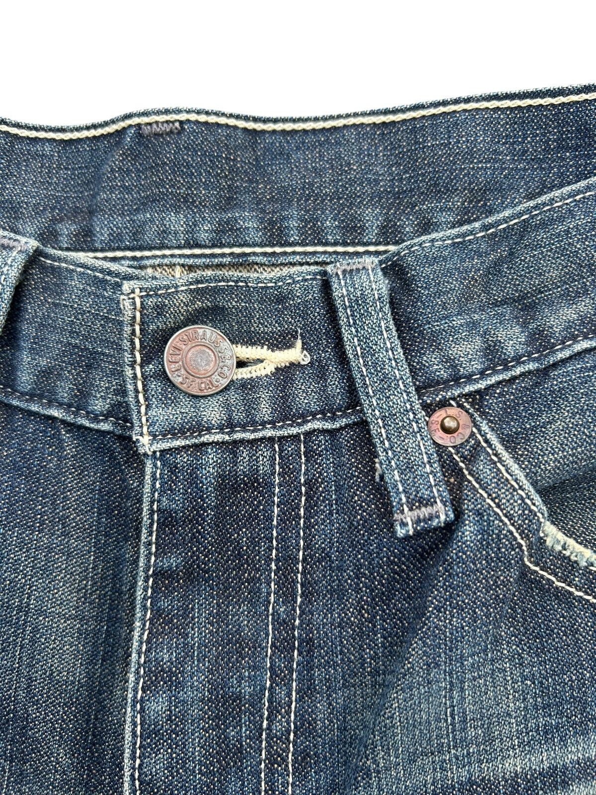 Kapital Flare Vintage Levis 517 Distressed Denim Jeans Size US 29 - 3 Thumbnail