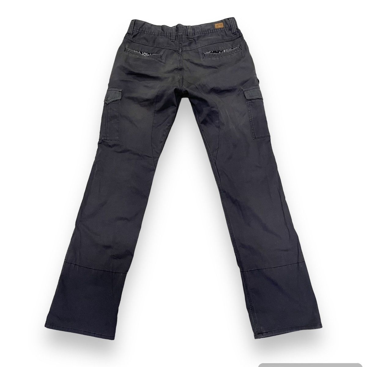 Nicole Club 🇯🇵 NICOLE CLUB FOR MEN PAISLEY 9 POCKETS CARGO PANTS Size US 29 - 2 Thumbnail