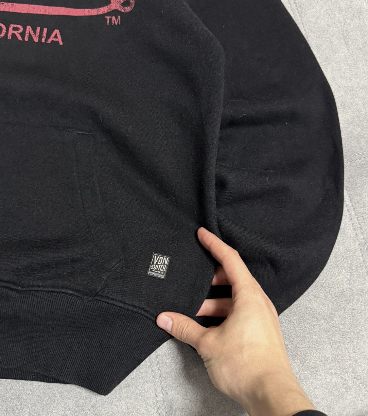 Vintage × Von Dutch Vintage Von Dutch big logo Y2K hoodie size XL Size US XL / EU 56 / 4 - 7 Thumbnail