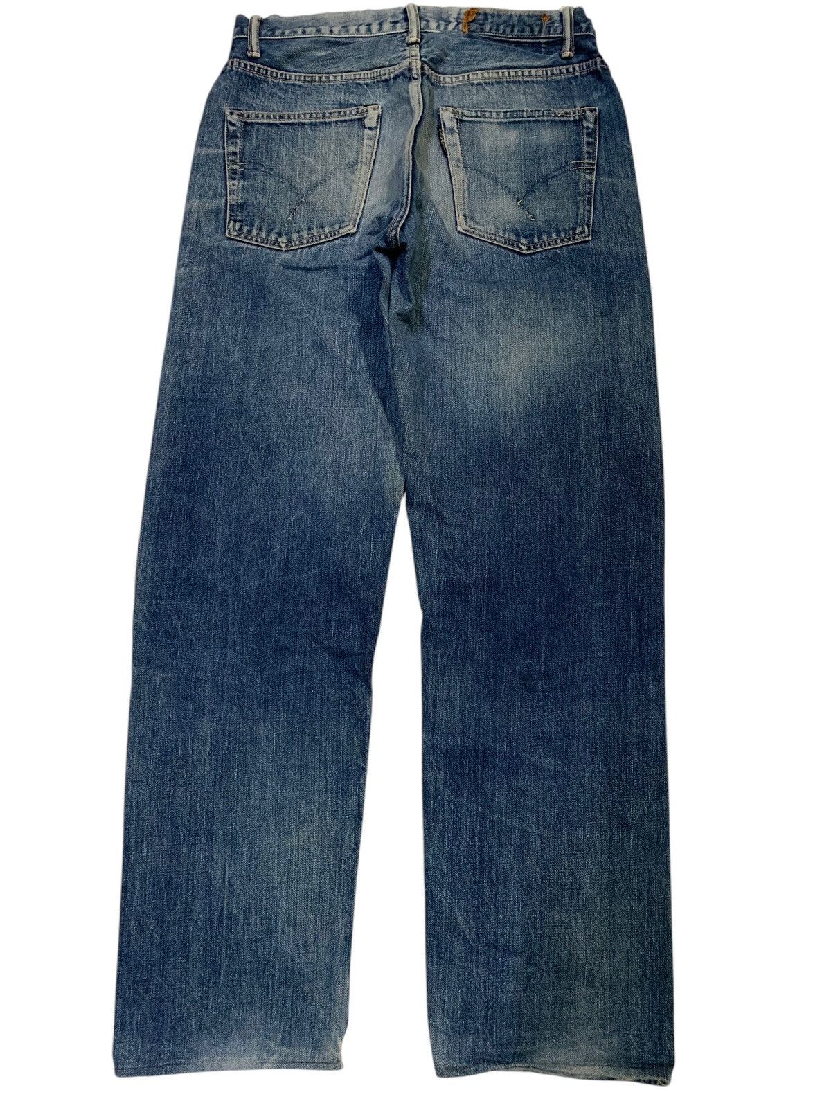 Kapital HR MARKET SELVEDGE BUTTON FLY JAPANESE DISTRESSED DENIM Size US 30 / EU 46 - 3 Thumbnail