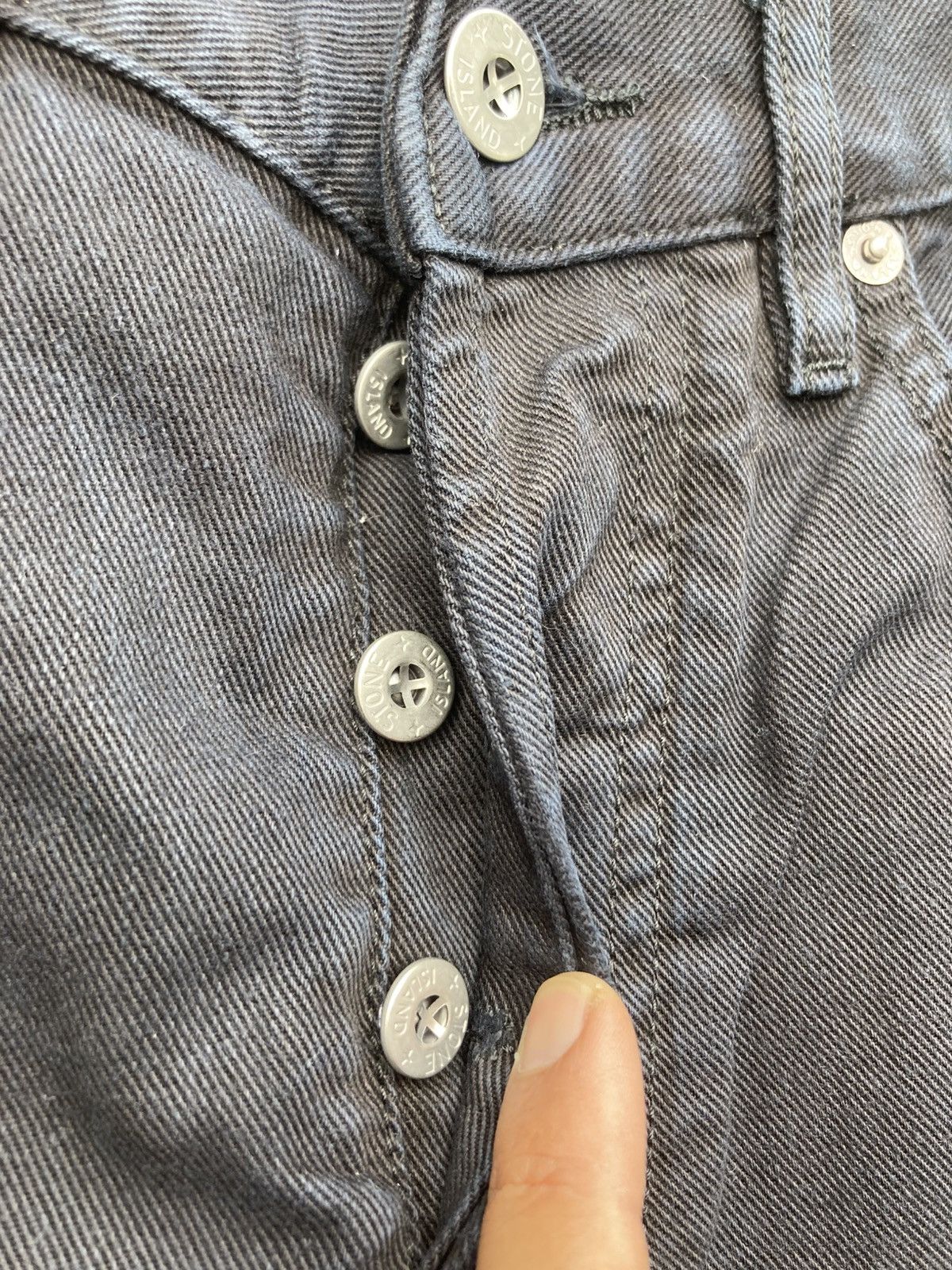 Massimo Osti Archive Stone Island Blue Black Casual Jeans Size US 32 / EU 48 - 12 Thumbnail