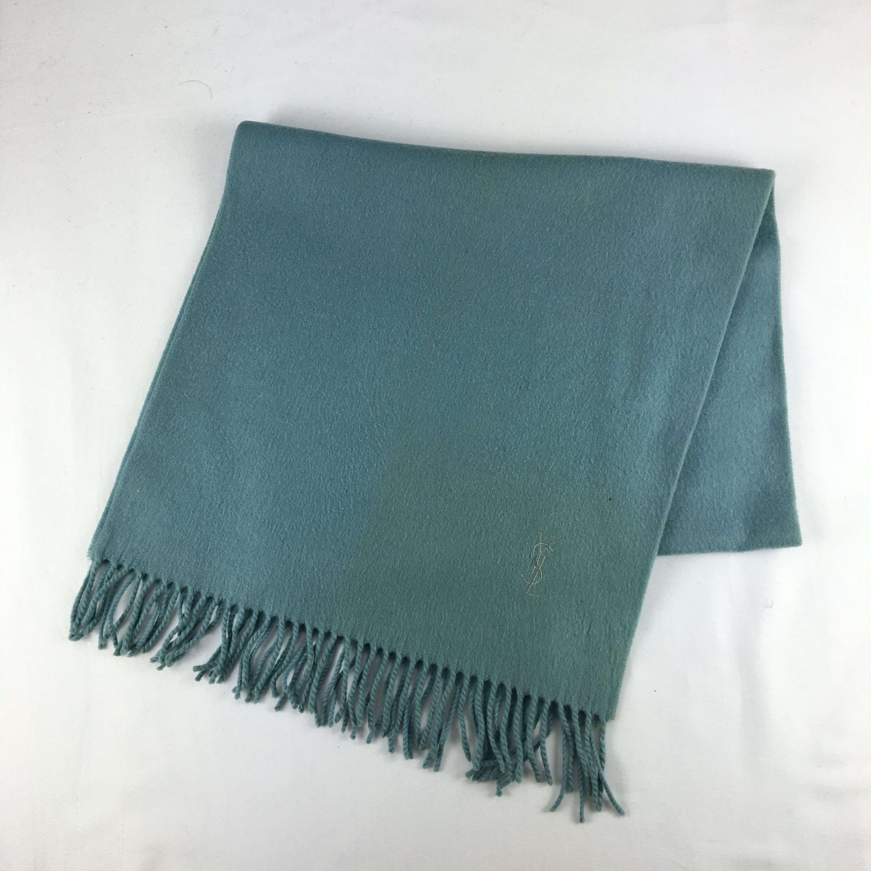 Japanese Brand Vintage Yves Saint Laurent Scarf Muffler YSL Wool Scarves-. Size ONE SIZE - 3 Thumbnail