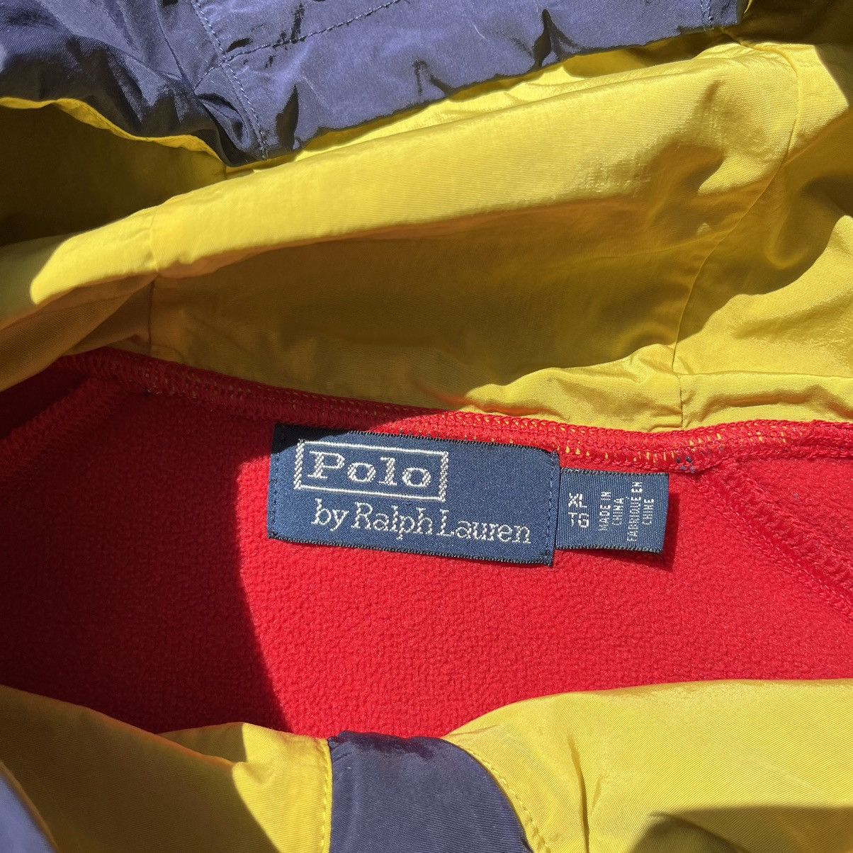 Polo Ralph Lauren Vintage Polo Hi Tech Fleece Balaclava Hoodie Size US XL / EU 56 / 4 - 2 Thumbnail