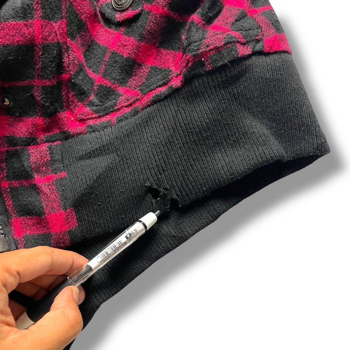 20471120 SKY BOMBER TARTAN PUNK SEDITIONARIES WOOL FULL ZIP JACKET Size US L / EU 52-54 / 3 - 18 Thumbnail