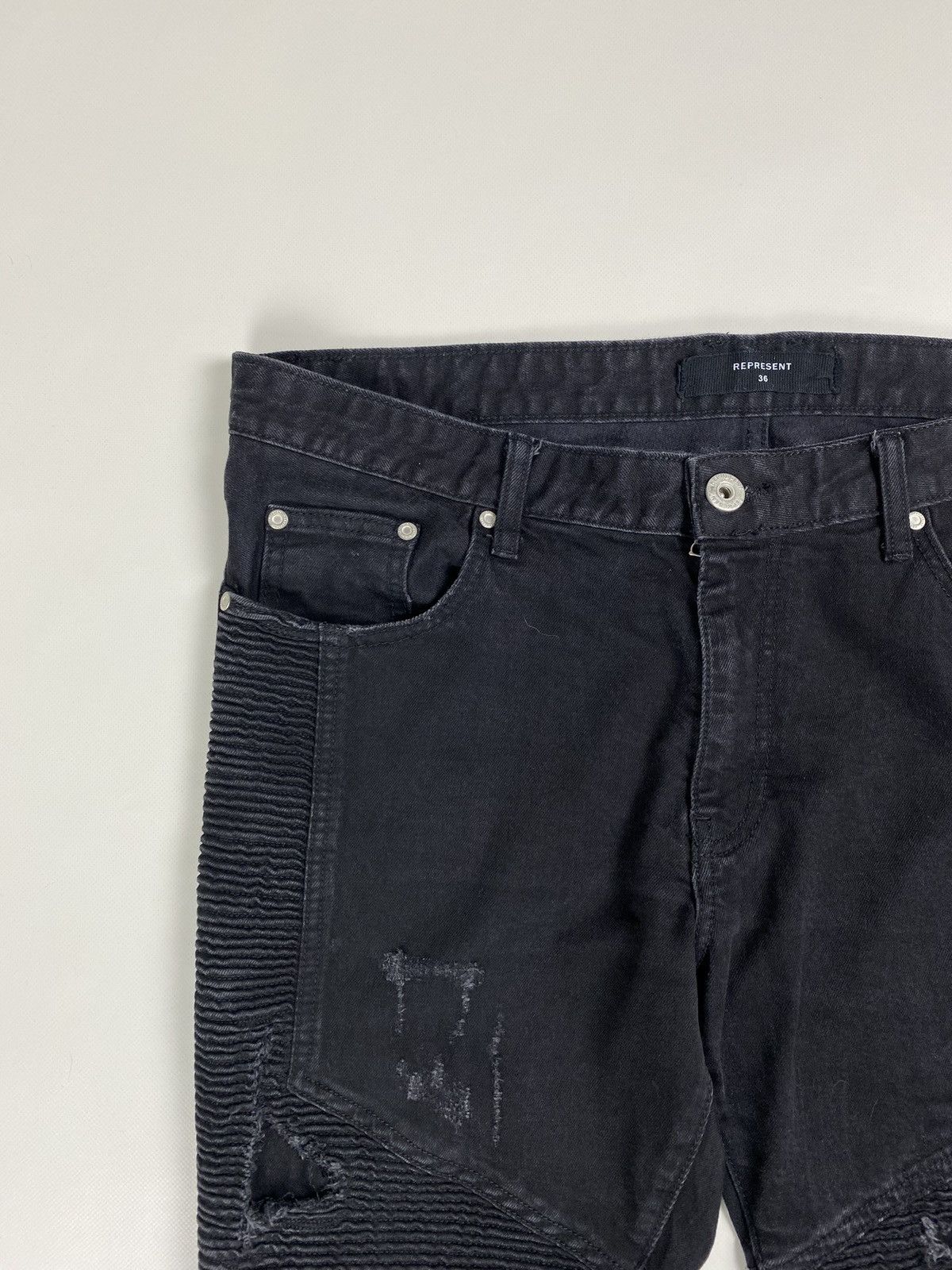 Represent Clo. Represent Skinny Biker Denim Size US 36 / EU 52 - 11 Thumbnail