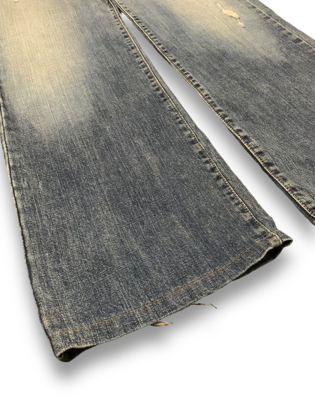 14th Addiction Vintage Japanese Brand Baggy Distressed Punk Style Jeans Size US 30 / EU 46 - 9 Thumbnail