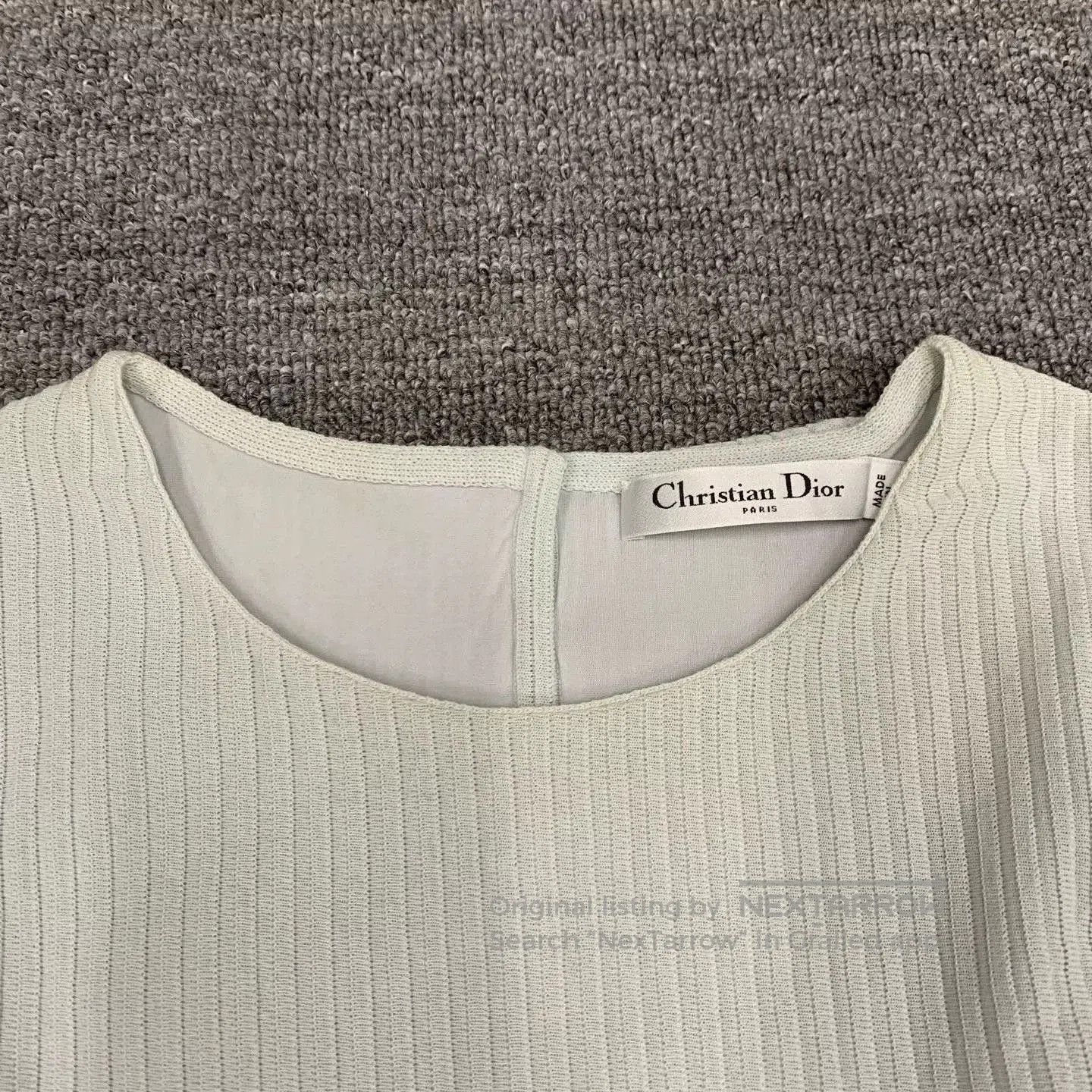 Dior sleeveless long dress by Dior in white. Size US 38 / EU 54 - 7 Thumbnail