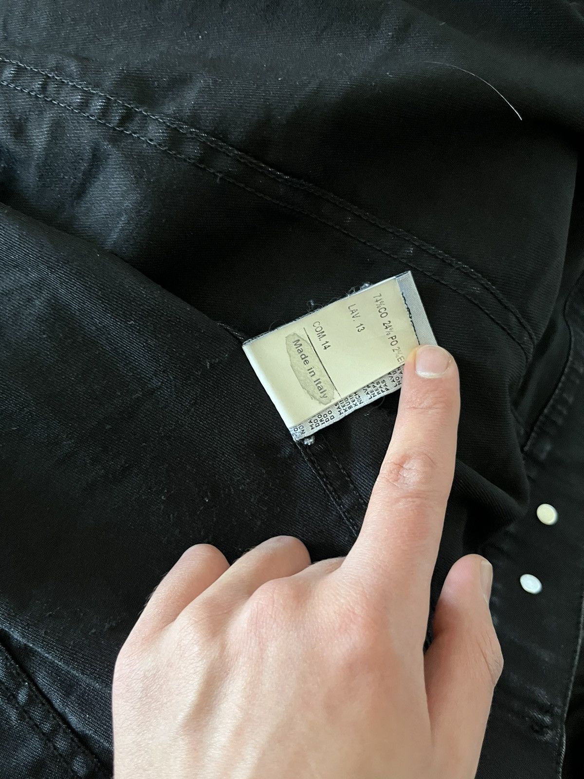 R13 R13 waxed denim jacket Size US L / EU 52-54 / 3 - 7 Thumbnail