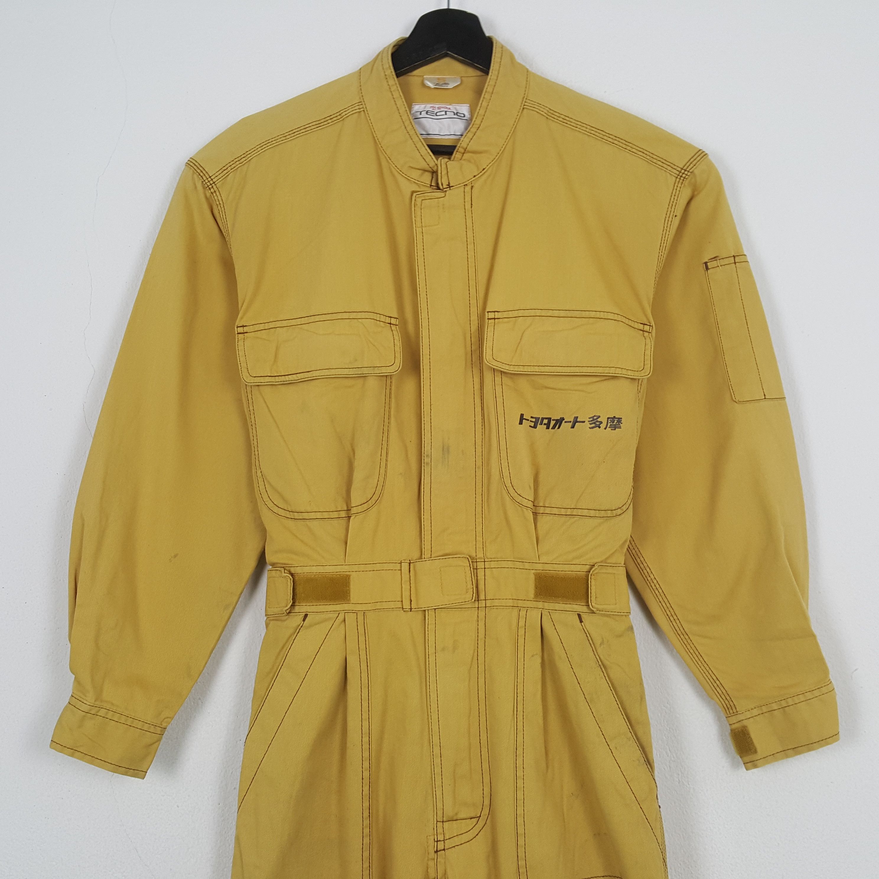 Vintage Toyota Tecno Japanese Motorsports Coverall Jacket C300N10 Size US XS / EU 42 / 0 - 5 Thumbnail