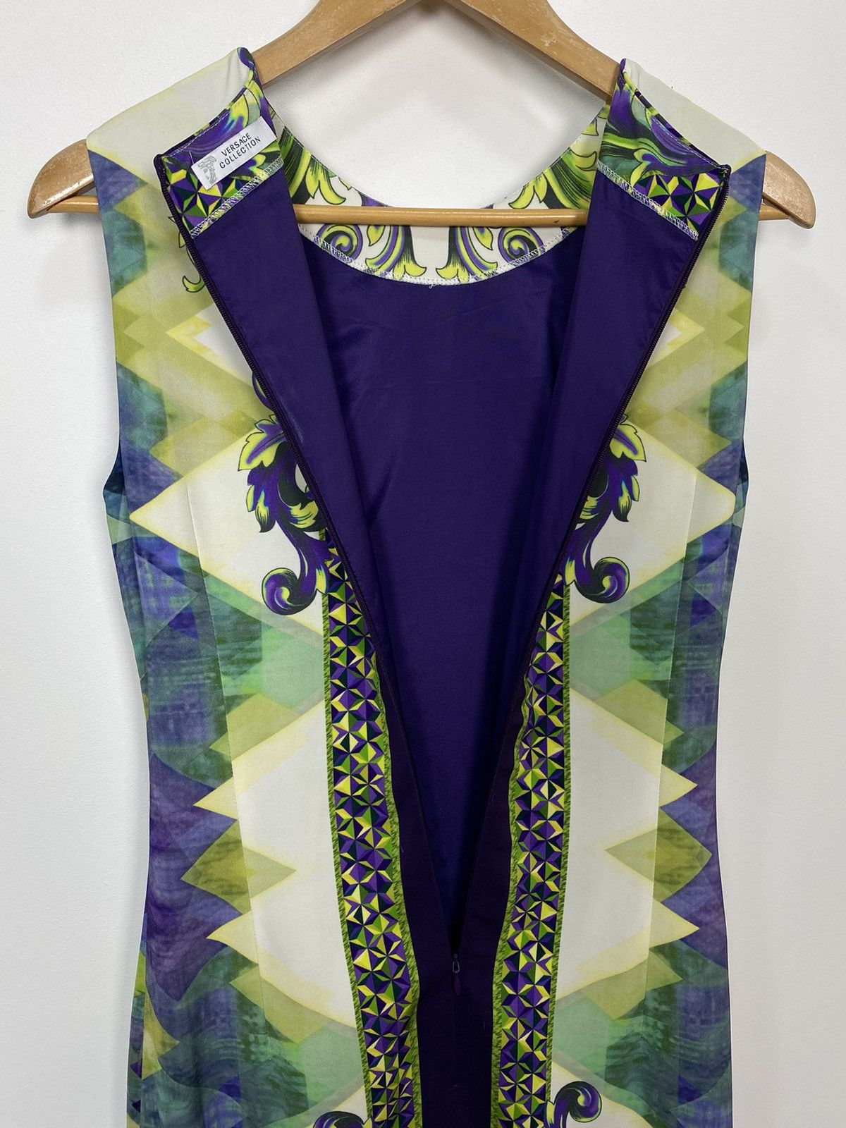 Versace Versace 2016 Collection Dress Womens Green Authentic Size 44 Size M / US 6-8 / IT 42-44 - 10 Thumbnail