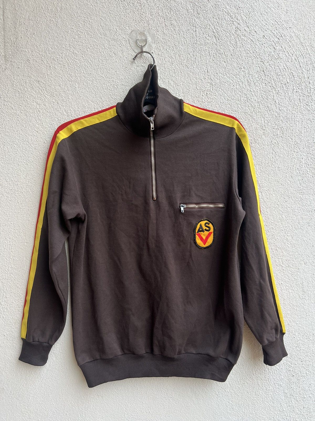 Vintage VTG 70s East German Army Track Top Training Gym Pull Over Size US M / EU 48-50 / 2 - 23 Thumbnail
