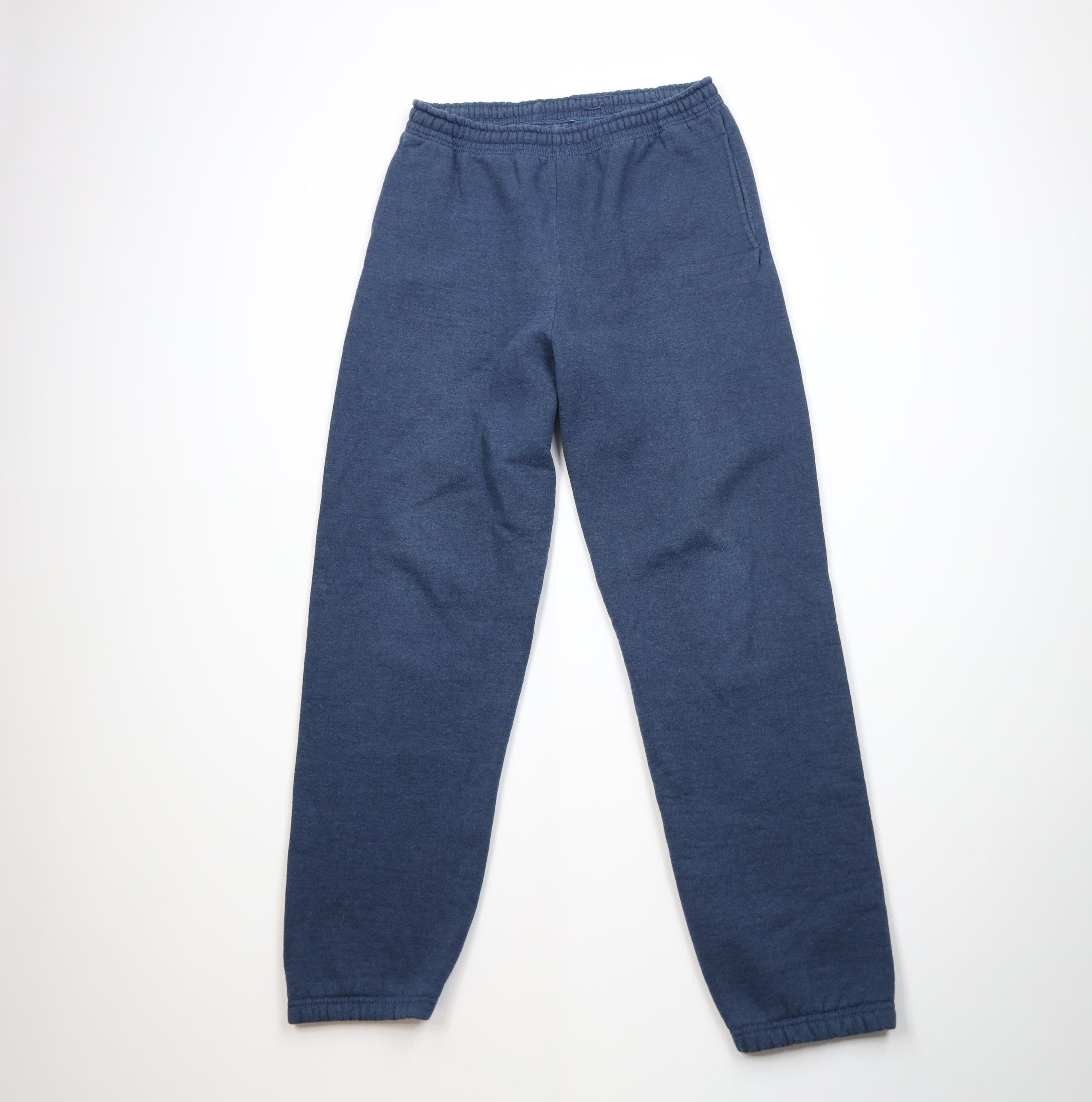 Vintage Vintage 90s Streetwear Heavyweight Sweatpants Joggers Blue Size US 36 / EU 52 - 1 Thumbnail
