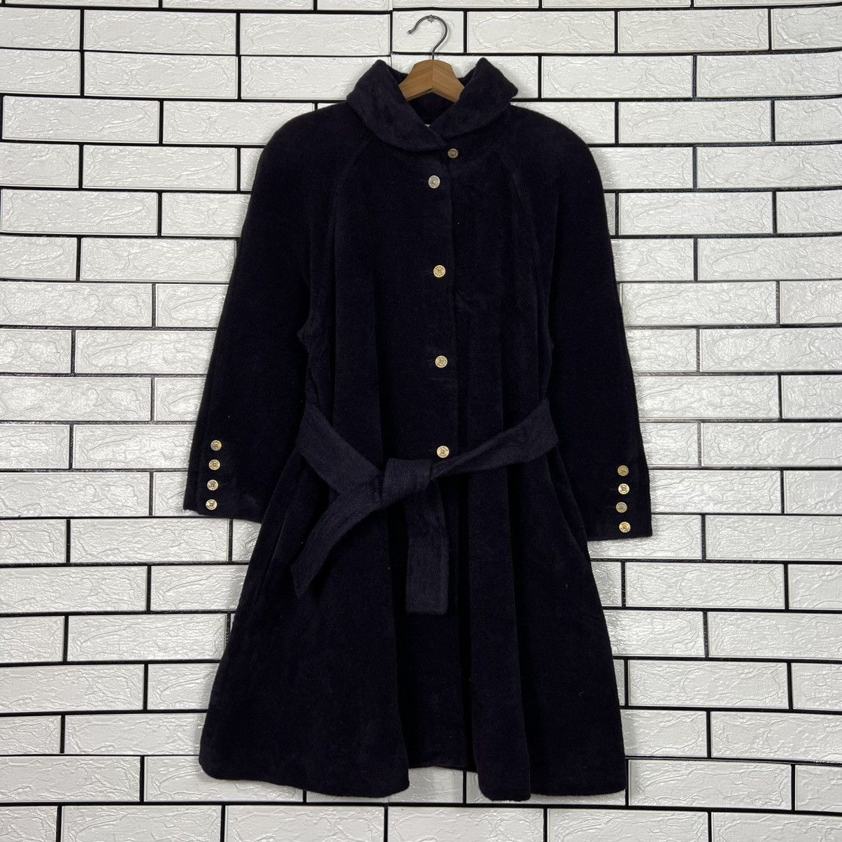 Sonia Rykiel Vintage 90's SONIA RYKIEL Wool Belted Overcoat #4137-C188 Size M / US 6-8 / IT 42-44 - 1 Thumbnail