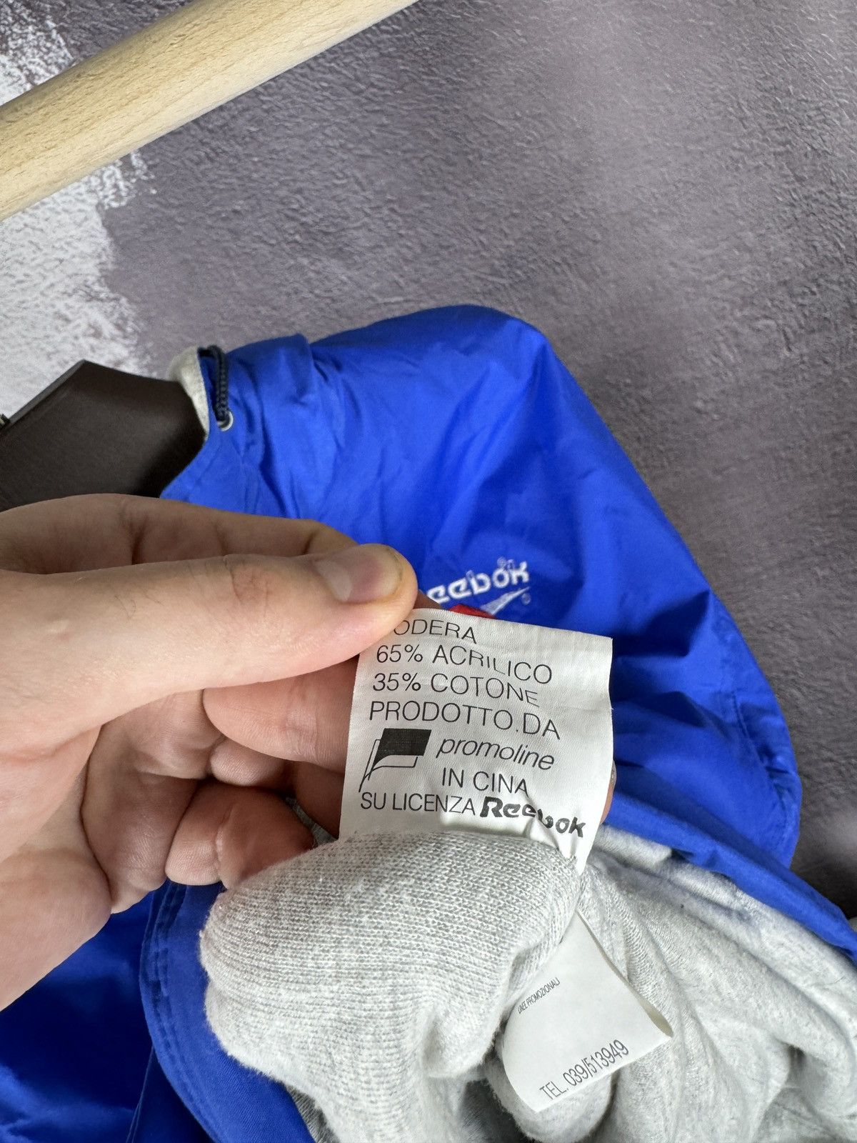 Reebok Vintage 90s Reebok 'Fun Explosion' Blue Jacket Embroidered Size US M / EU 48-50 / 2 - 16 Thumbnail