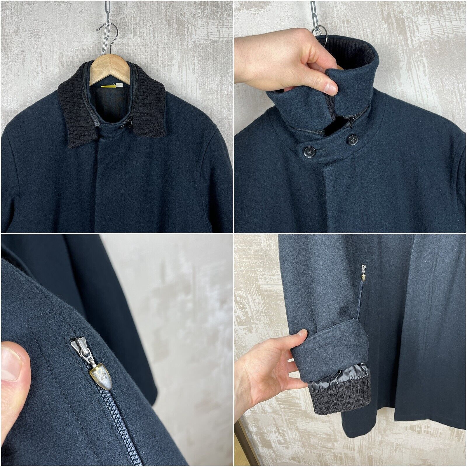 Vintage Mandarina Duck Wool Blend Overcoat Jacket