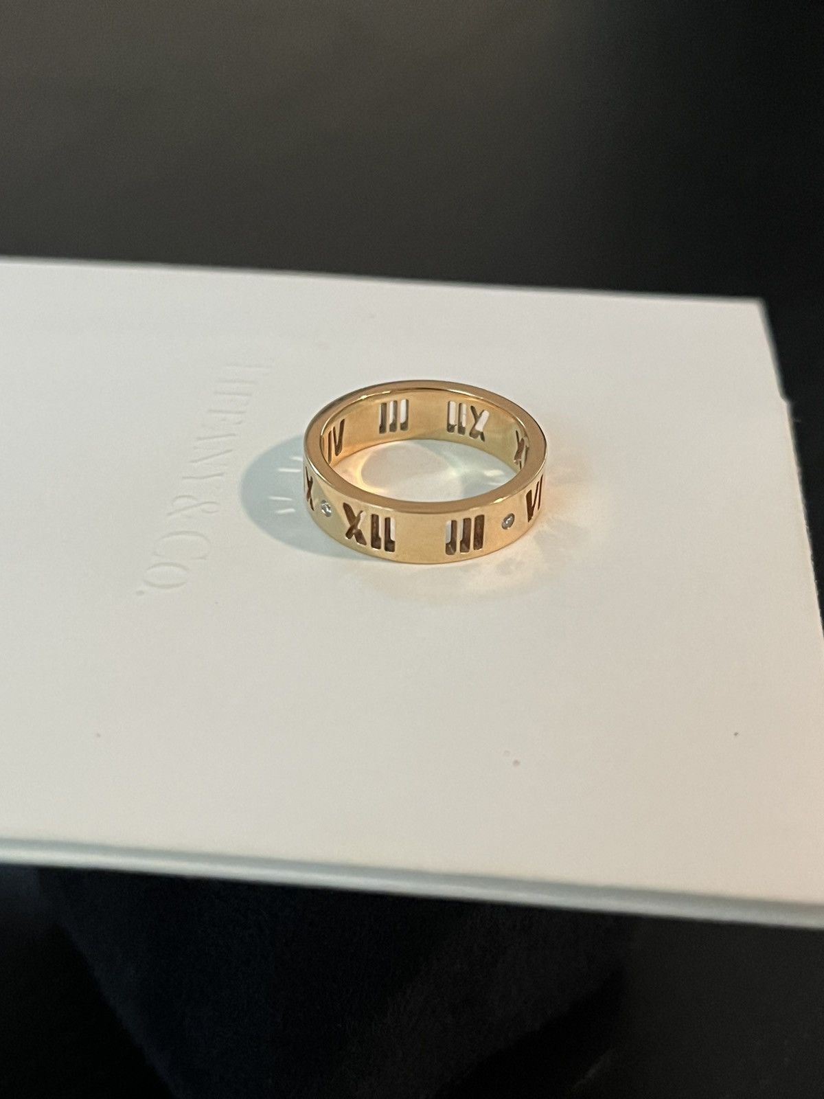 Tiffany & Co. Tiffany Rose Gold Atlas Ring Size ONE SIZE - 9 Thumbnail