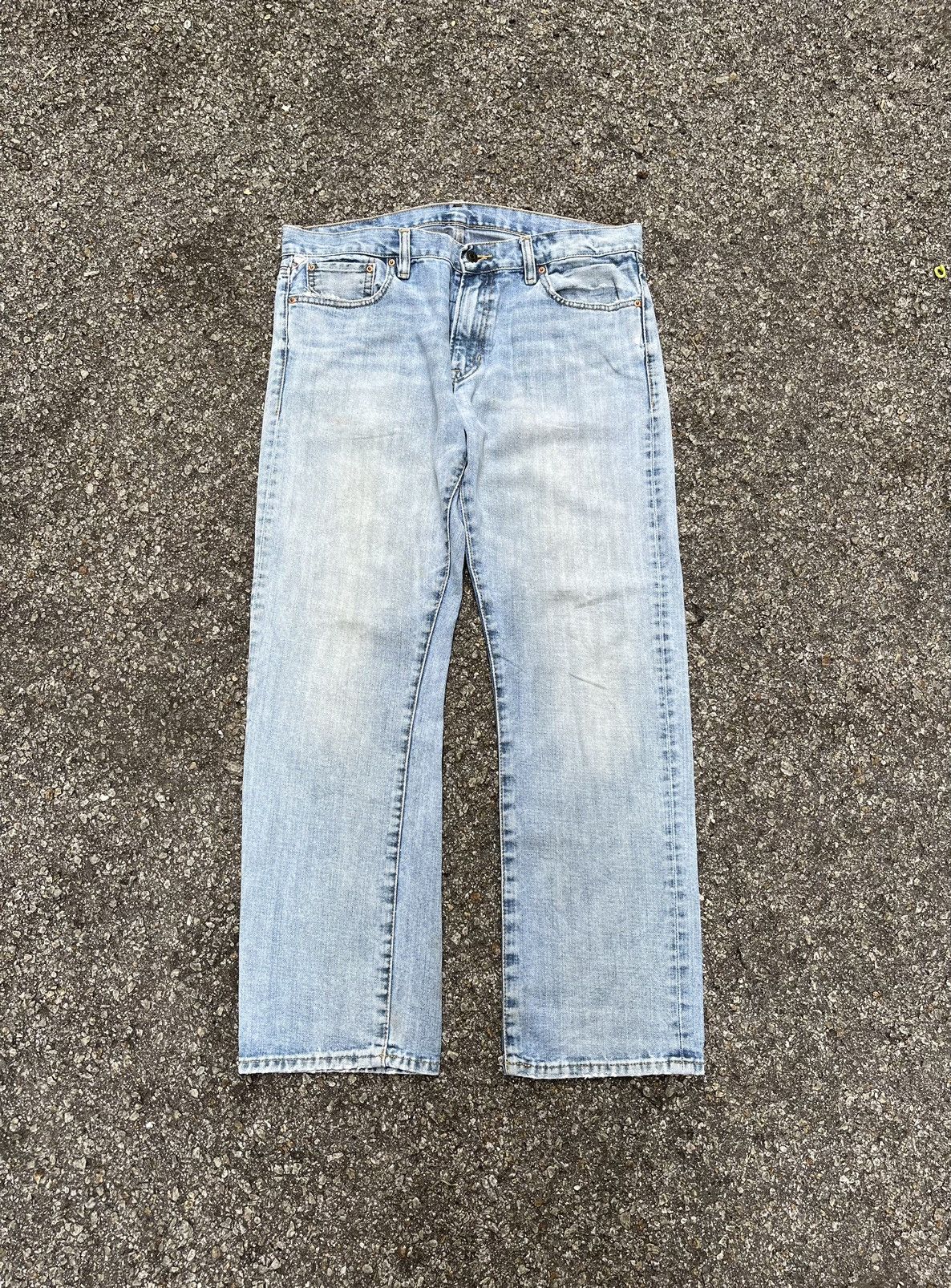 Polo Ralph Lauren Denim & Supply Denim Polo Ralph Lauren Blue Washed Jeans Size US 34 / EU 50 - 1 Thumbnail