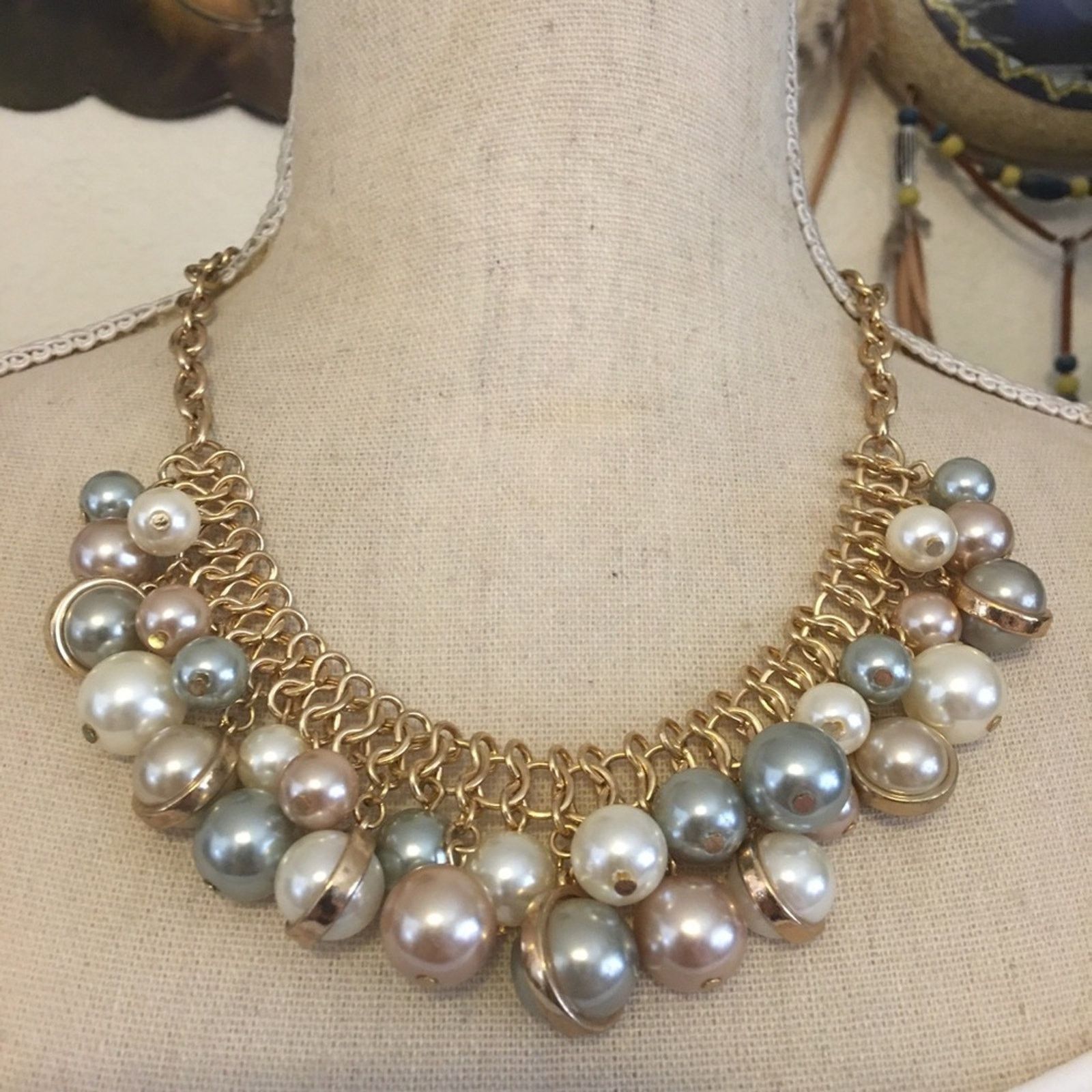Jewelry New Directions multi tone glass bead necklace NWT Size ONE SIZE - 1 Thumbnail