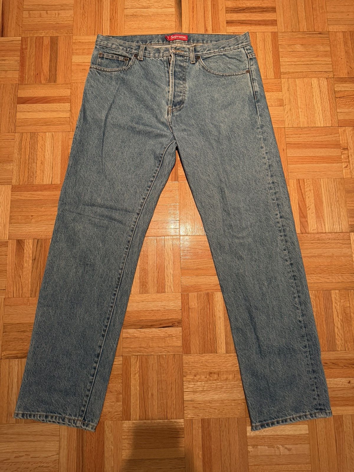 Supreme FW21 Supreme Washed Star Logo Regular Jeans | Grailed