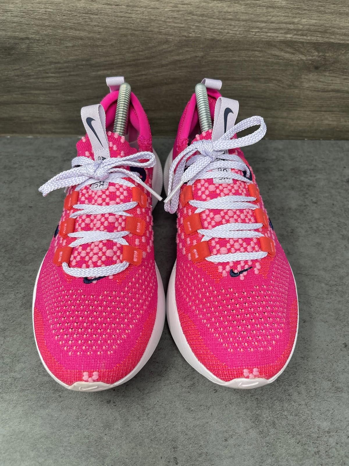 Nike Nike React Escape Run Shoes Womens Size 8 Pink Flyknit FK Size US 8 / IT 38 - 3 Thumbnail