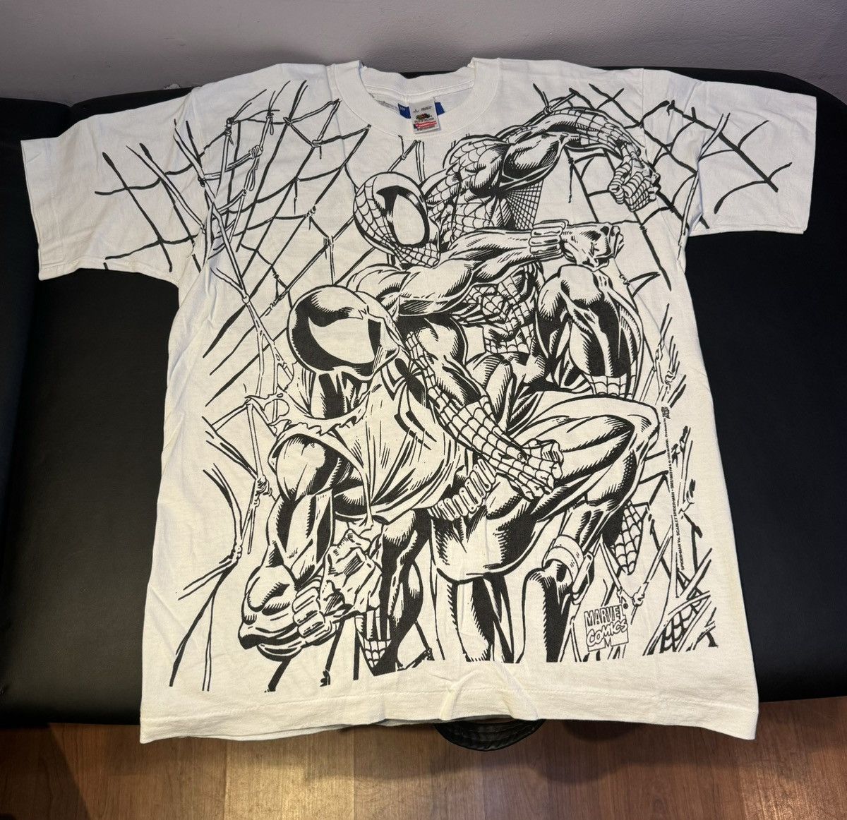 Marvel Comics 1995 Spiderman scarlet spiderman marvel comic shirt vintage Size US L / EU 52-54 / 3 - 1 Thumbnail