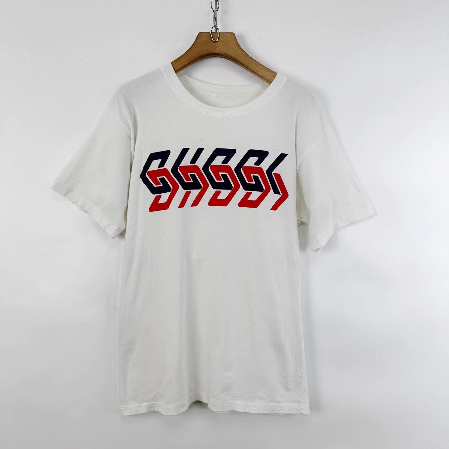 Gucci Gucci White Interlocking G Mirror Logo Short Sleeve K12 Size US XS / EU 42 / 0 - 1 Thumbnail