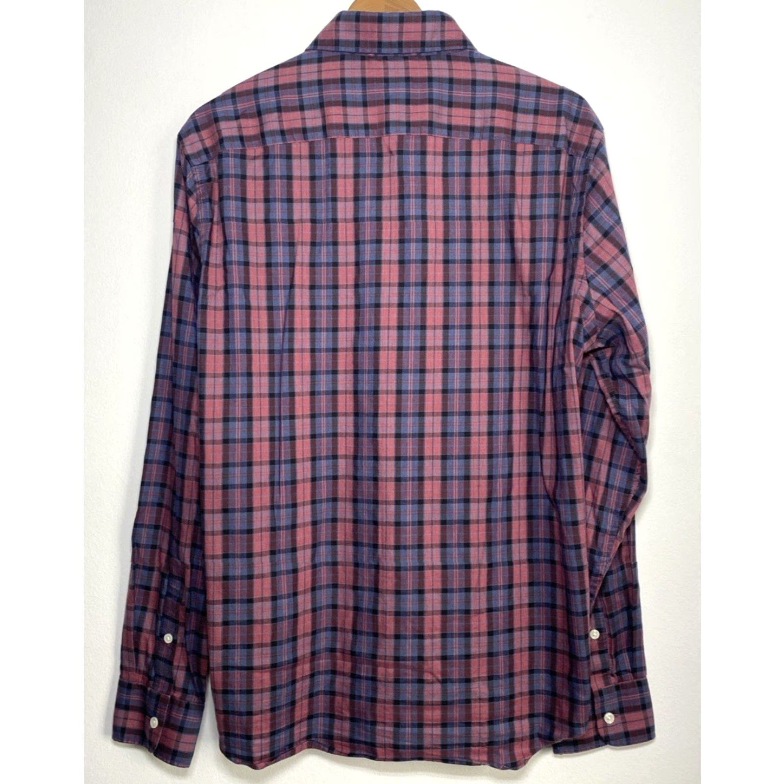 Faherty Faherty Movement Shirt Plaid Multicolor MWH2204 Button-Up Long Sleeve Cotton Blend Mens L Size US L / EU 52-54 / 3 - 2 Thumbnail
