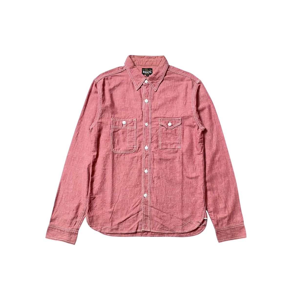 EIGHT-G Eight G Chambray Japan Workshirt Size US M / EU 48-50 / 2 - 1 Thumbnail