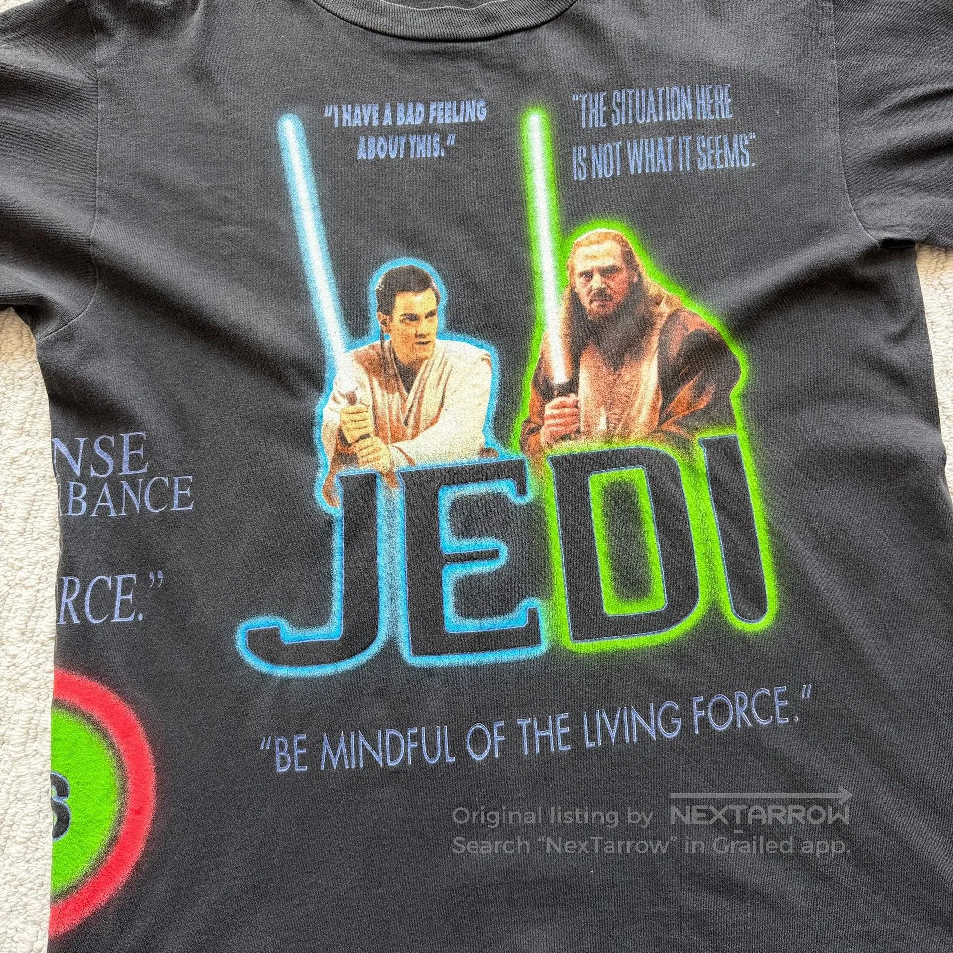 Vintage Vintage 90s Star Wars Sith Maul Tee. Size US M / EU 48-50 / 2 - 4 Thumbnail