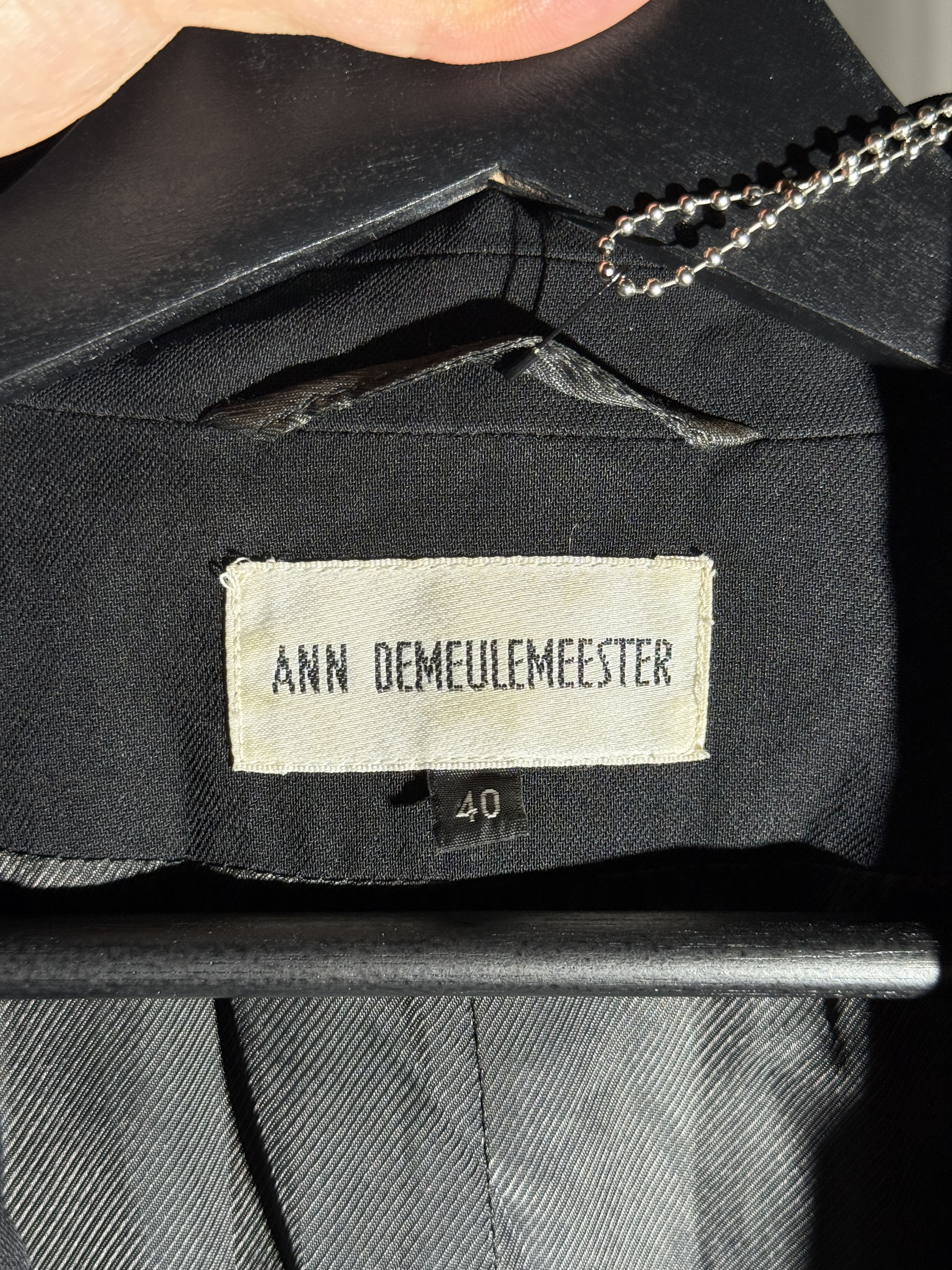 Ann Demeulemeester Ann Demeulemeester Snap Button Blazer Size 40R - 3 Thumbnail