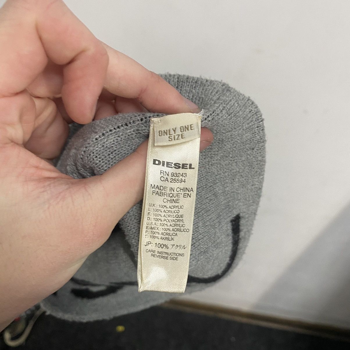 Diesel Y2K Vintage Diesel Beanie Hat Size ONE SIZE - 6 Thumbnail