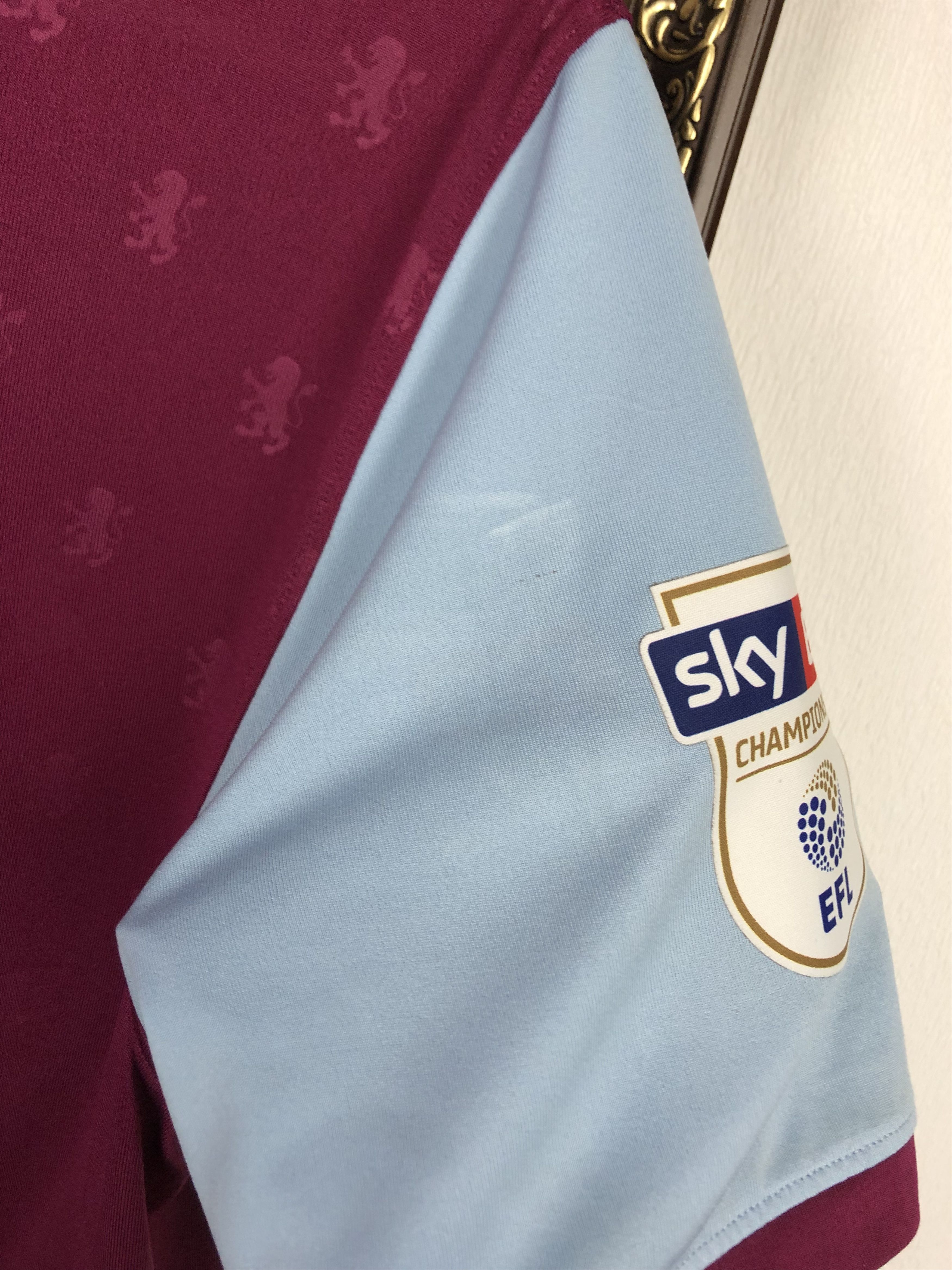 Under Armour Aston Villa football shirt 2017 Soccer Jersey Mens Trikot Size US M / EU 48-50 / 2 - 12 Thumbnail