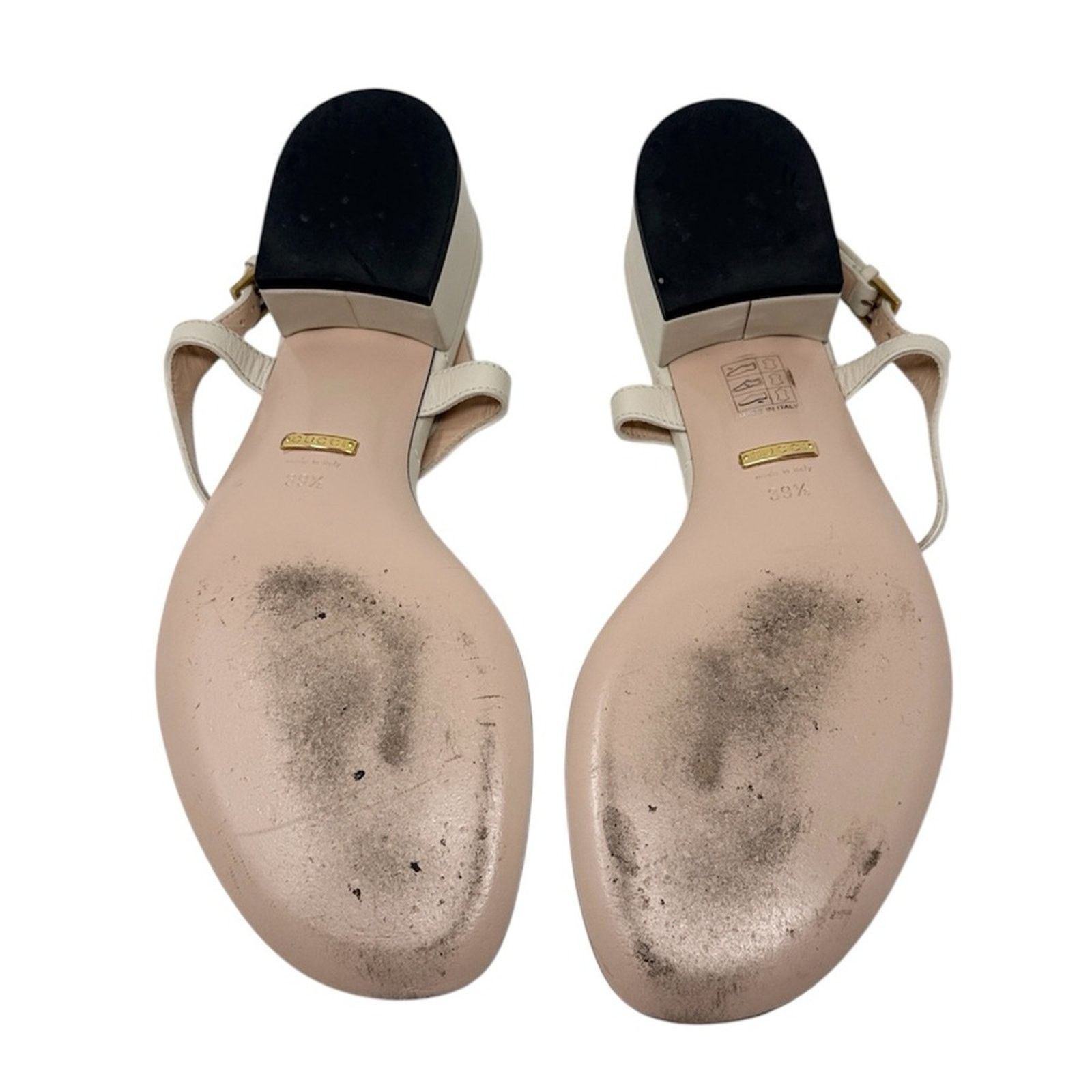 Gucci Gucci Marmont GG Mystic White Block Heel Sandals Size 39.5 Size US 9.5 / IT 39.5 - 8 Thumbnail