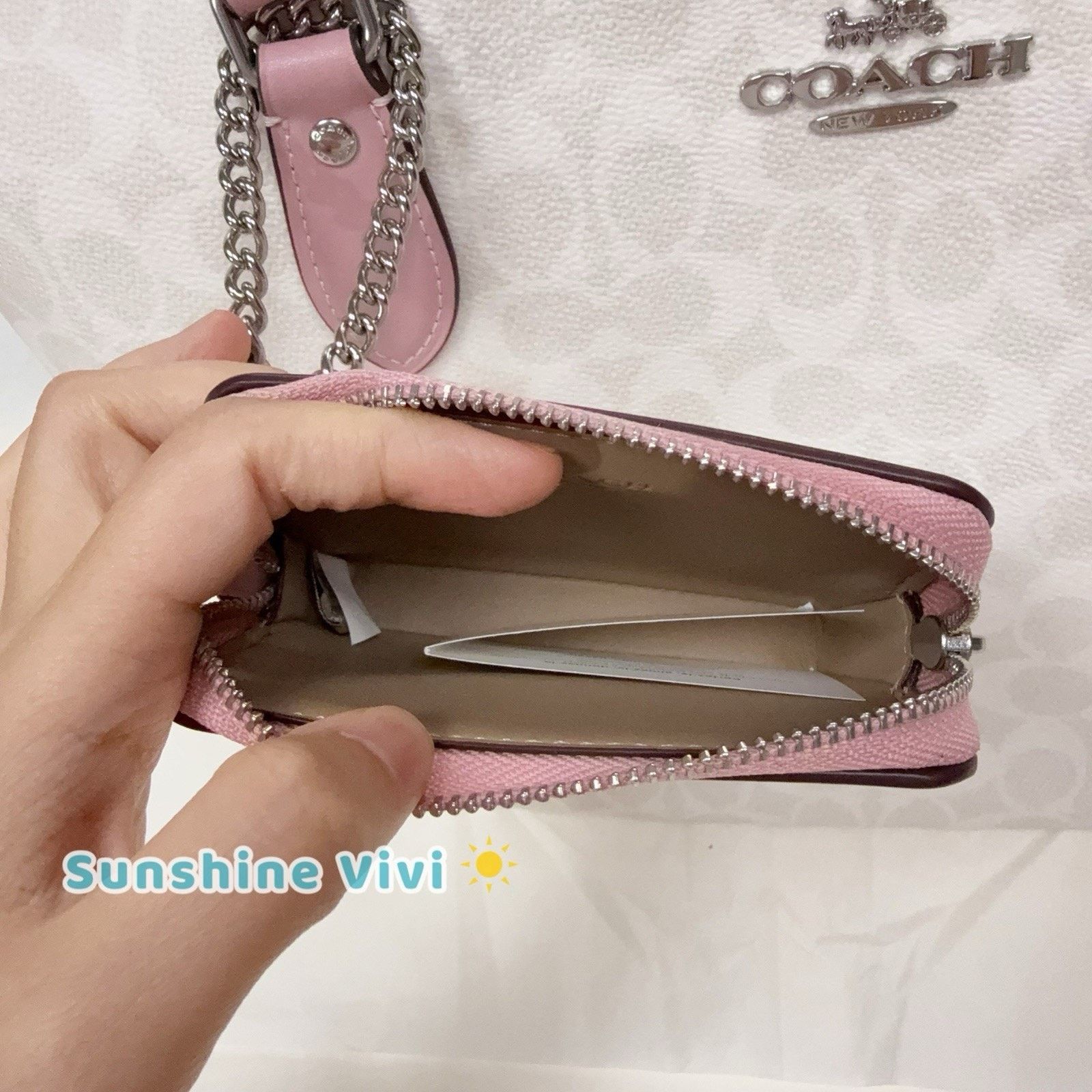 Coach NWT COACH Bundle CW381 Gallery Tote Bag&CW883 Zip Card Case Size ONE SIZE - 9 Thumbnail