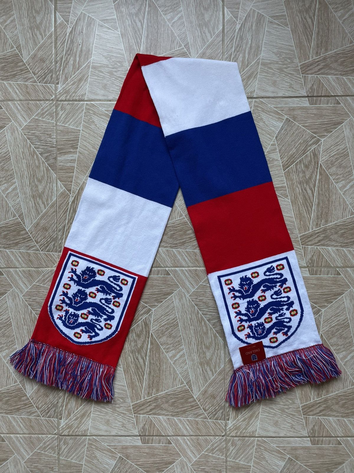 Vintage Vintage Football Soccer Englang Logo Scarf Size ONE SIZE - 2 Thumbnail