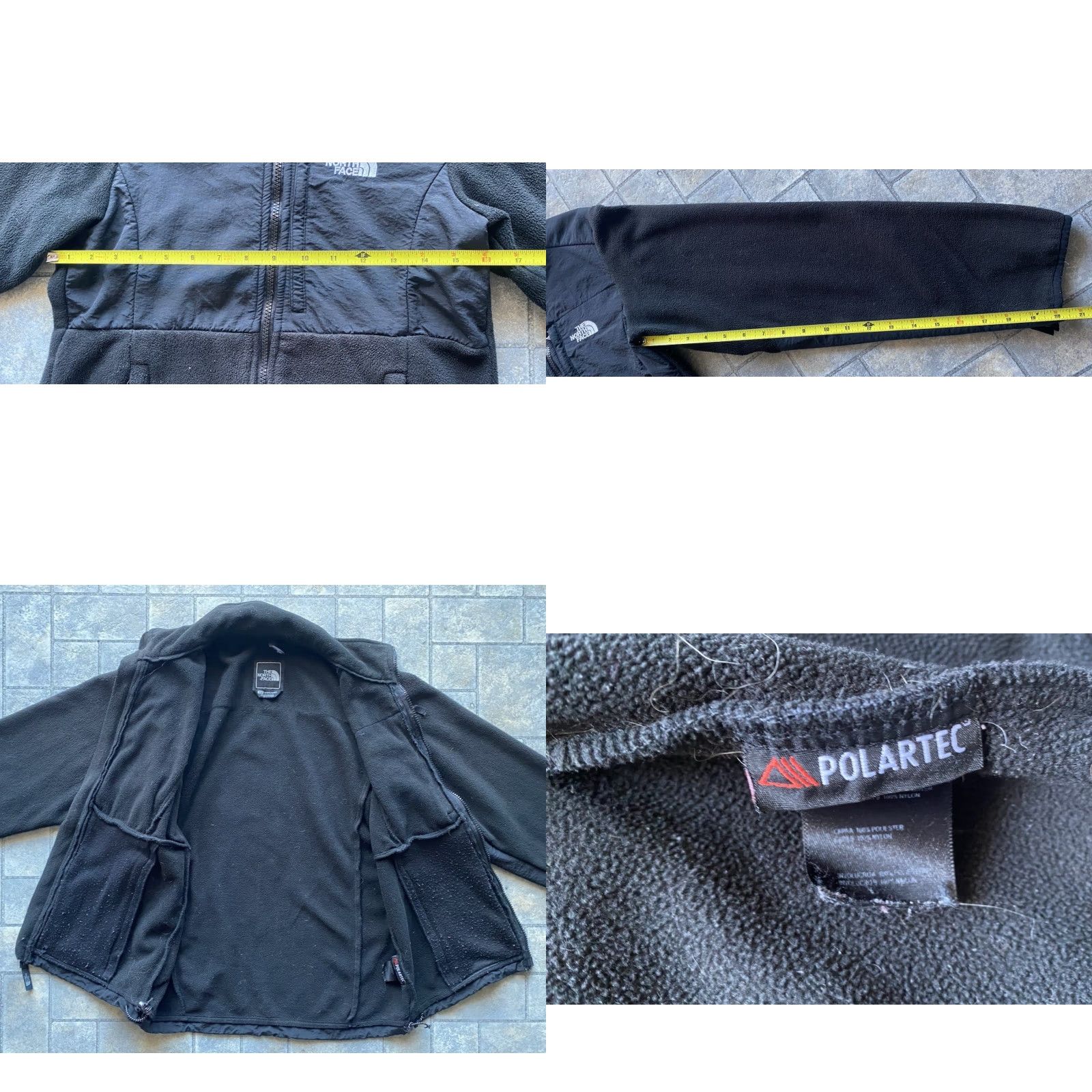 The North Face The North Face Polartec Fleece Jacket Womens Medium Black Flaws Wear Size M / US 6-8 / IT 42-44 - 8 Thumbnail