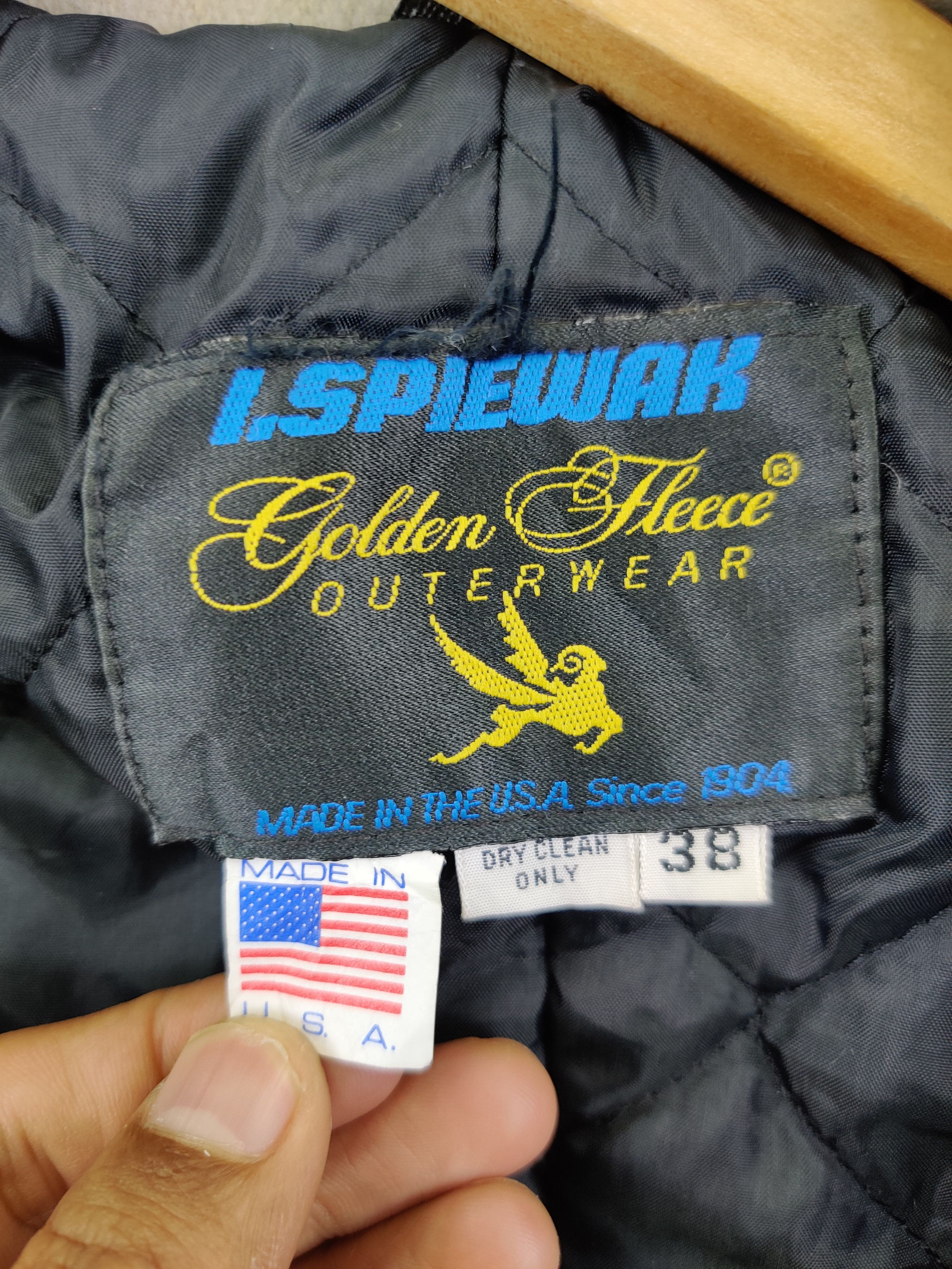 I. Spiewak And Sons Vintage I.Spiewak Quilted Wool Double Breasted Coat Size US L / EU 52-54 / 3 - 9 Thumbnail