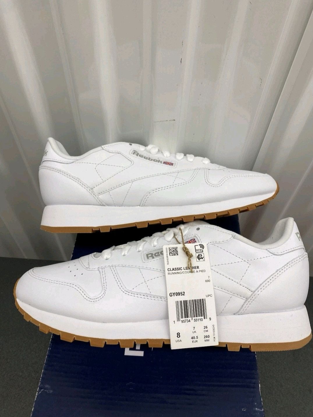 Reebok Reebok Classic Leather White Grey Gum Size 8. Tried-On Only Size US 8 / EU 41 - 3 Thumbnail
