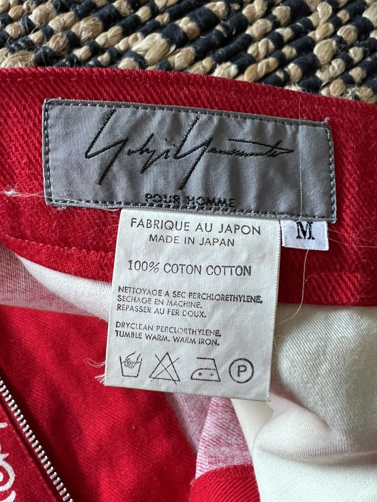 Yohji Yamamoto Yohji Yamamoto Pour Homme SS96 Red Medallion Pleated Pants Size US 32 / EU 48 - 5 Thumbnail