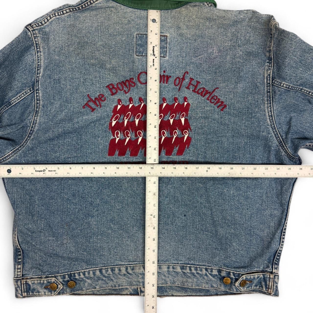 VTG Marithé + Francois Girbaud custom denim jacket size XL